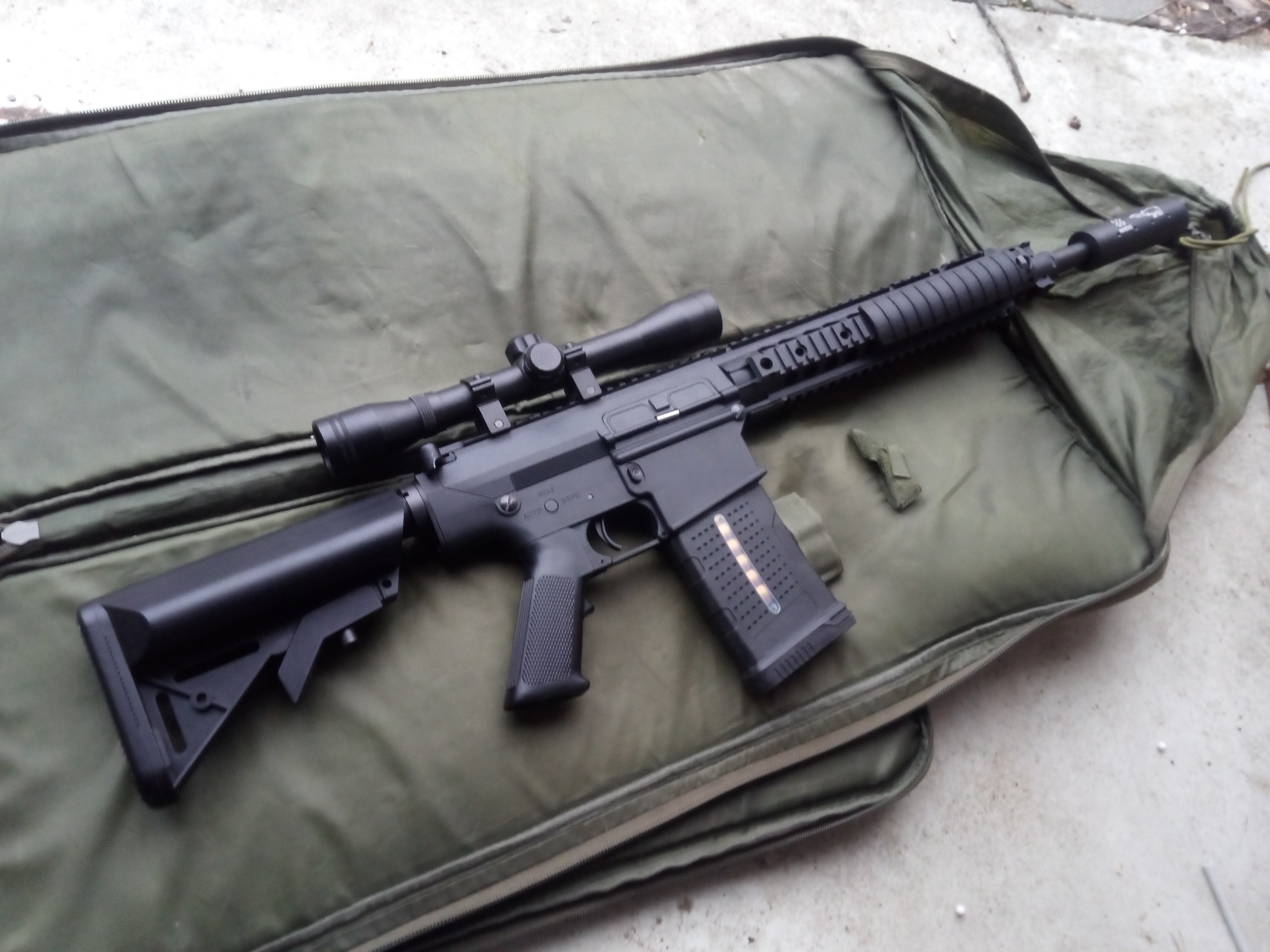 SR-25 DMR po tuningu i przeglądzie