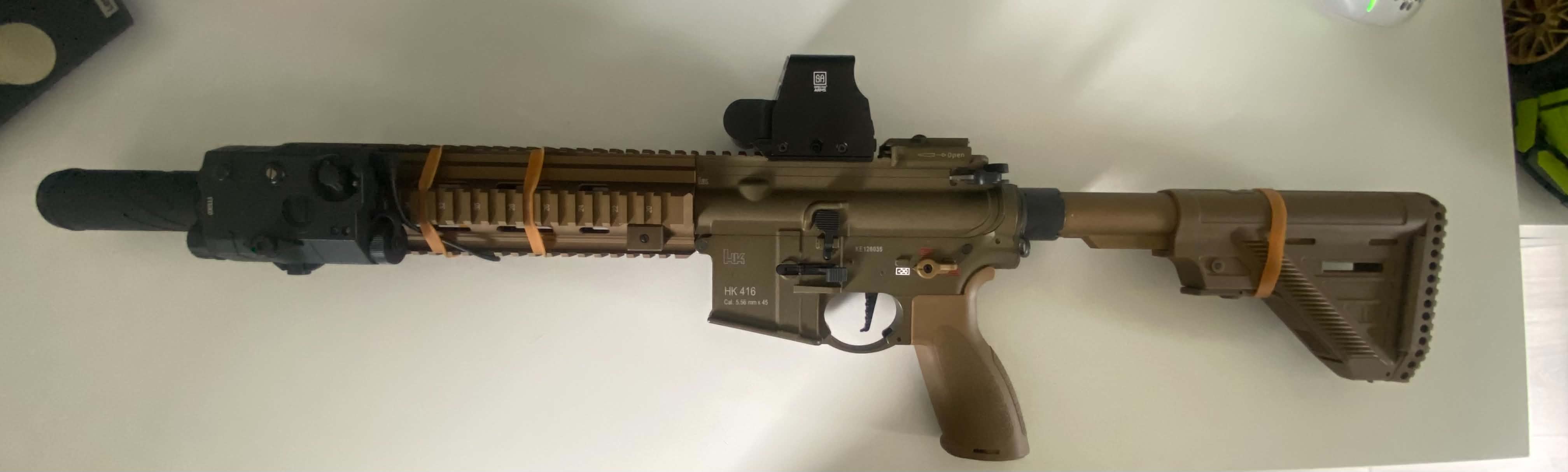 UMAREX/VFC HK416 A5 AEG - RAL8000 - waga 1500g/1700g