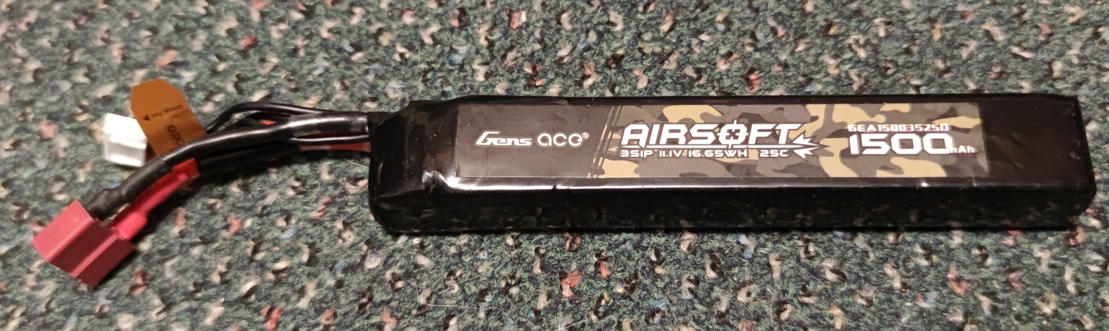 Bateria LIPO 1500 mAh 11.1V, 25C Gens Ace T-Connect