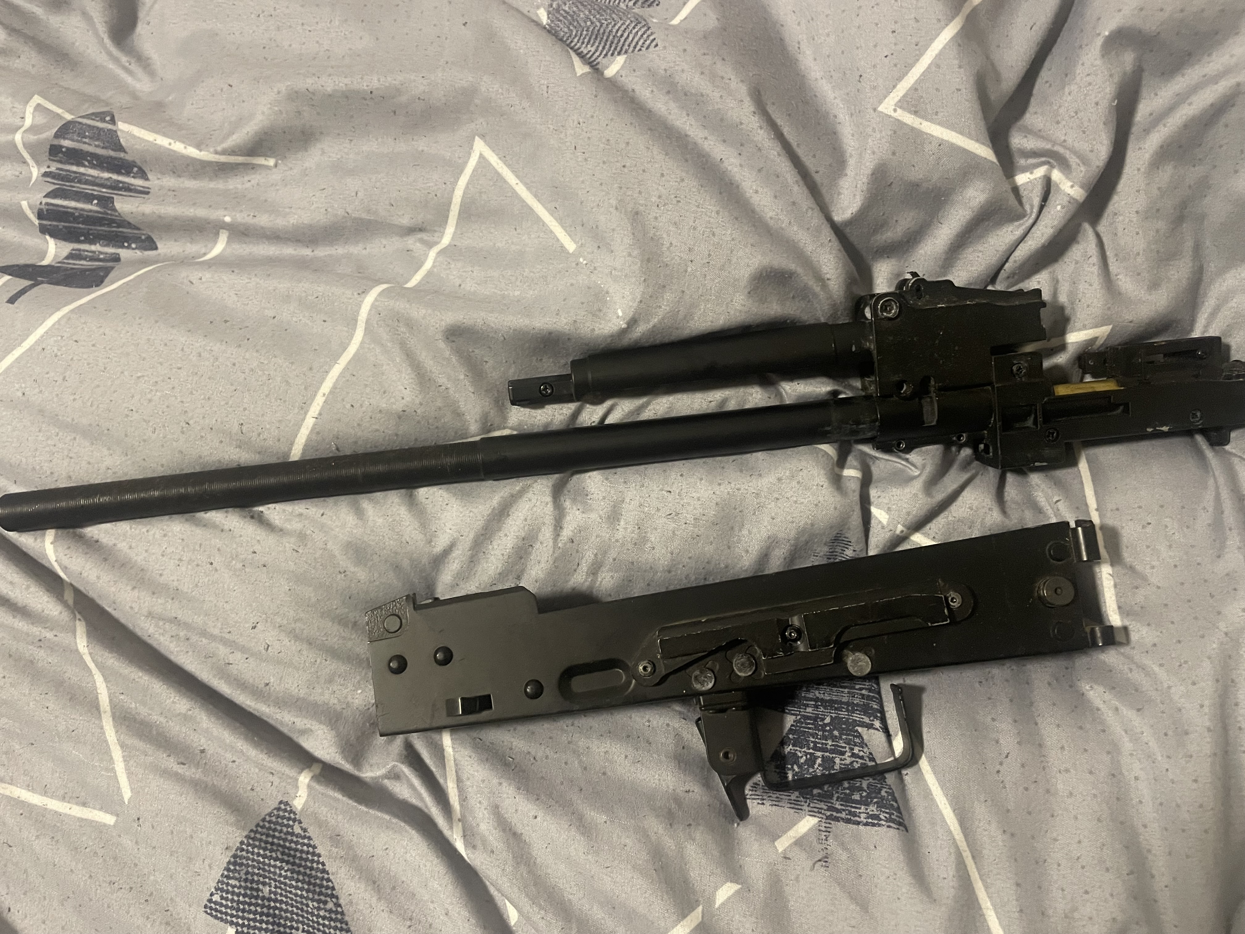 Części do repliki AK / lever-action / projekt – korpus, lufa, komora