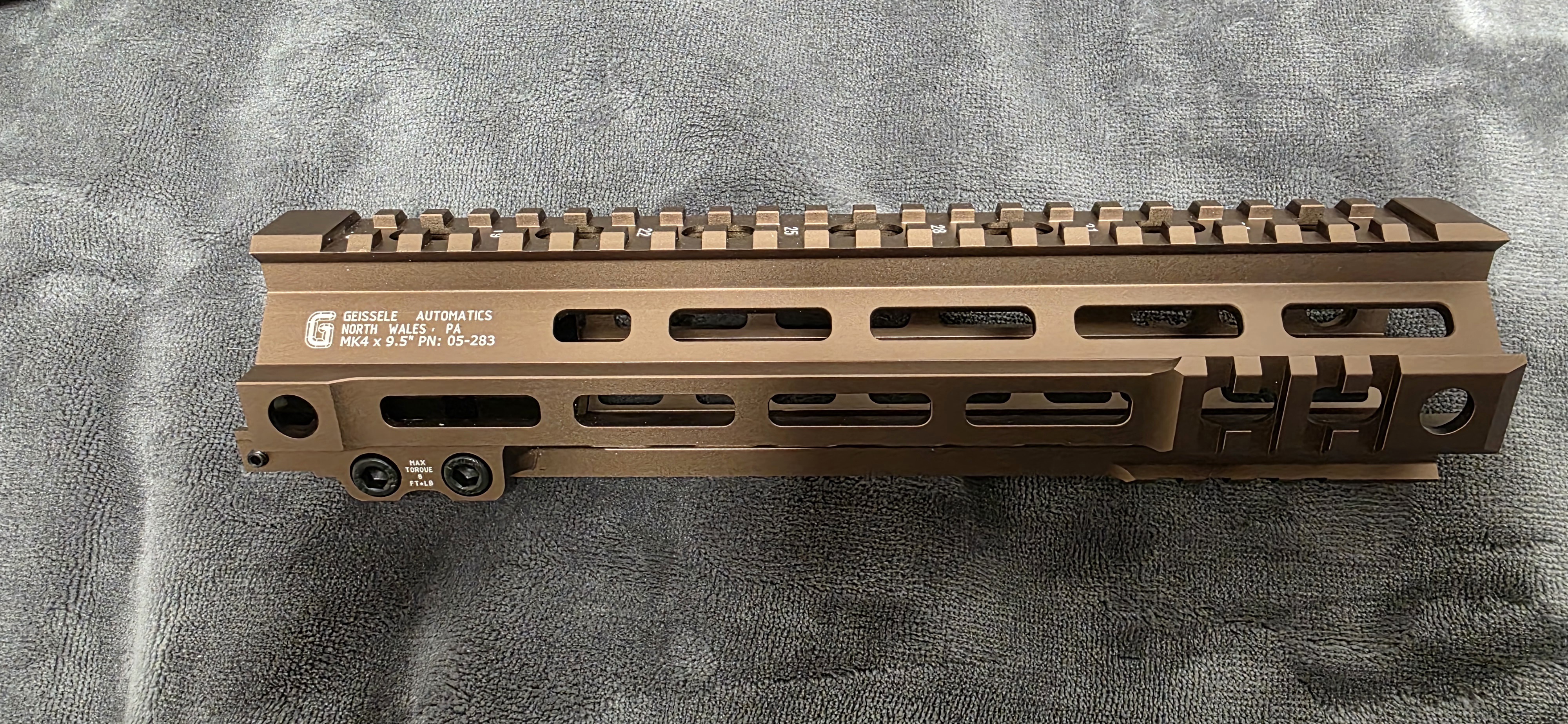 Front Geissele MK4 9.5 Tan