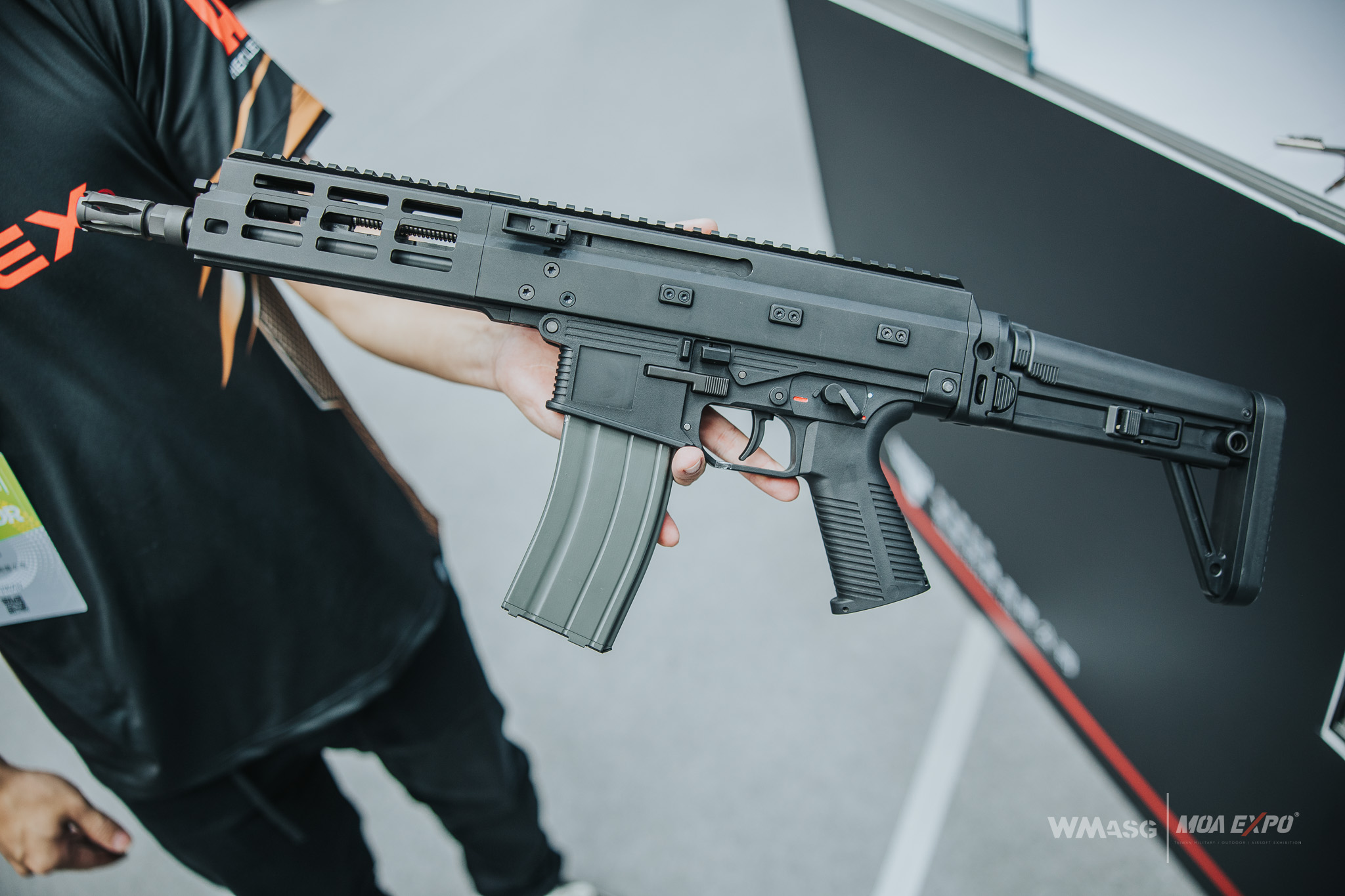 The first gas-powered replica of the B&T ACP 223 carbine from Maruyama Airsoft