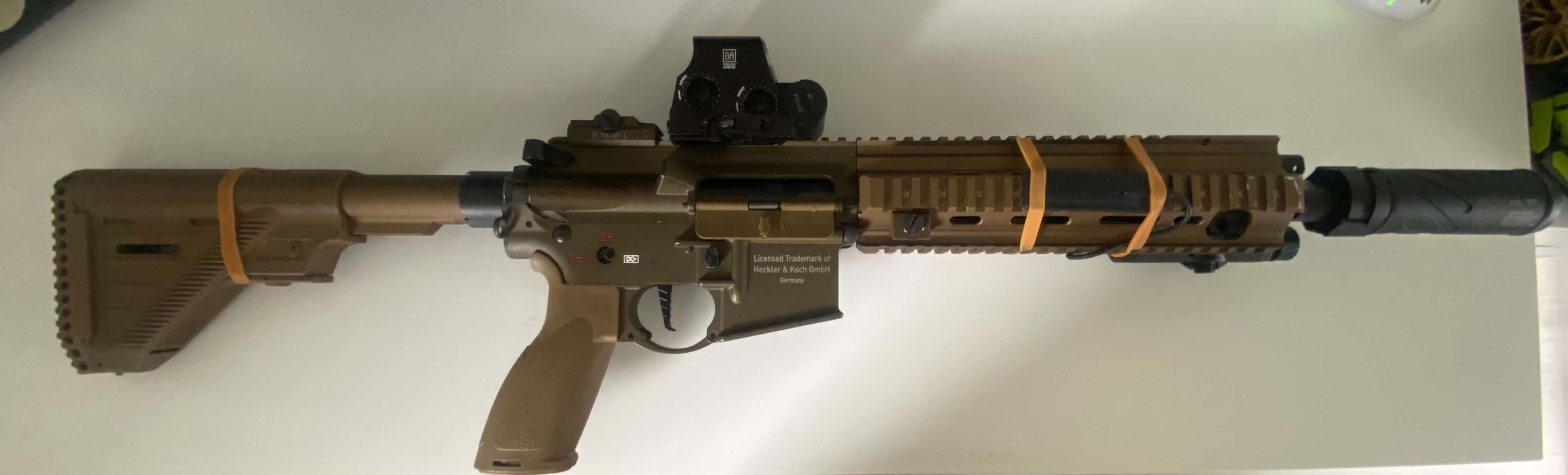 UMAREX/VFC HK416 A5 AEG - RAL8000 - waga 1500g/1700g
