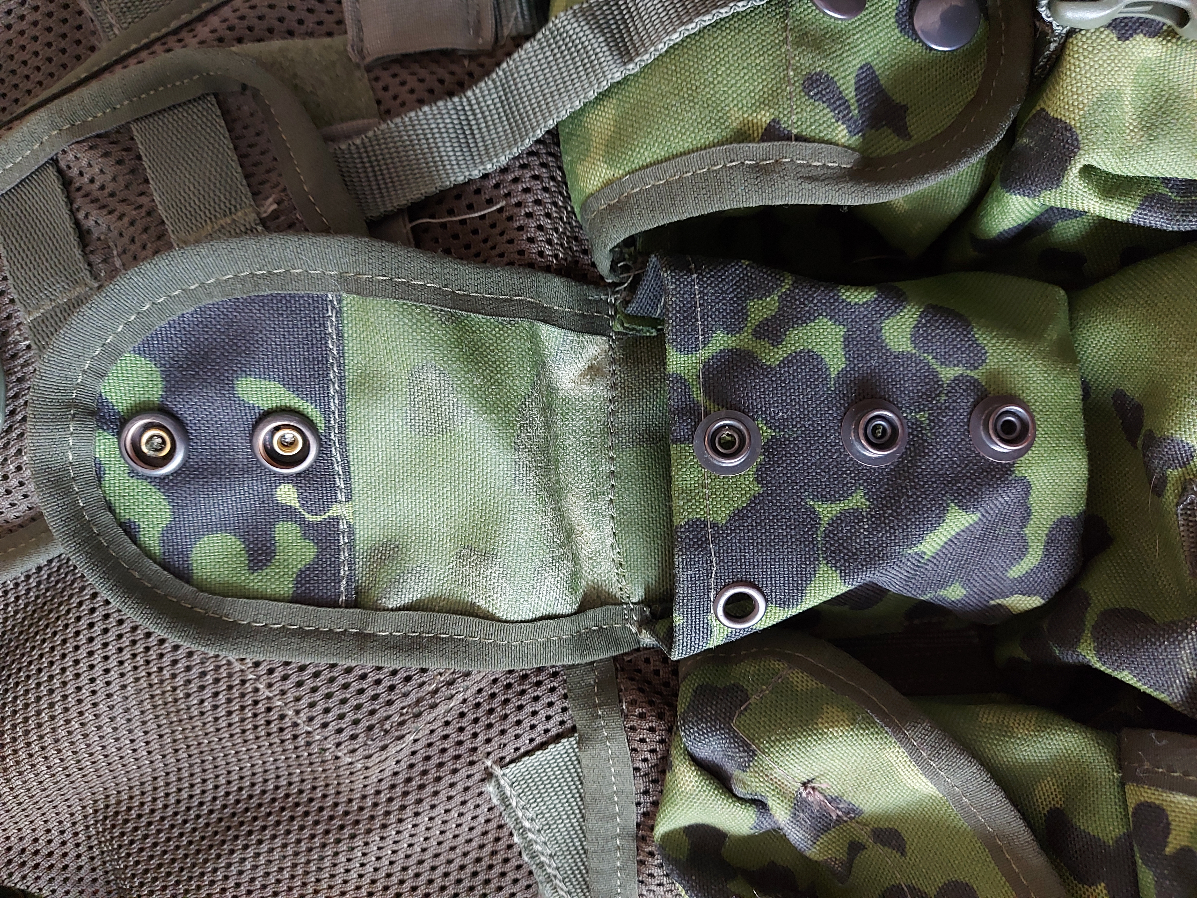 Kamizelka taktyczna - duński kamuflaż M84, cordura; unikat; ASG