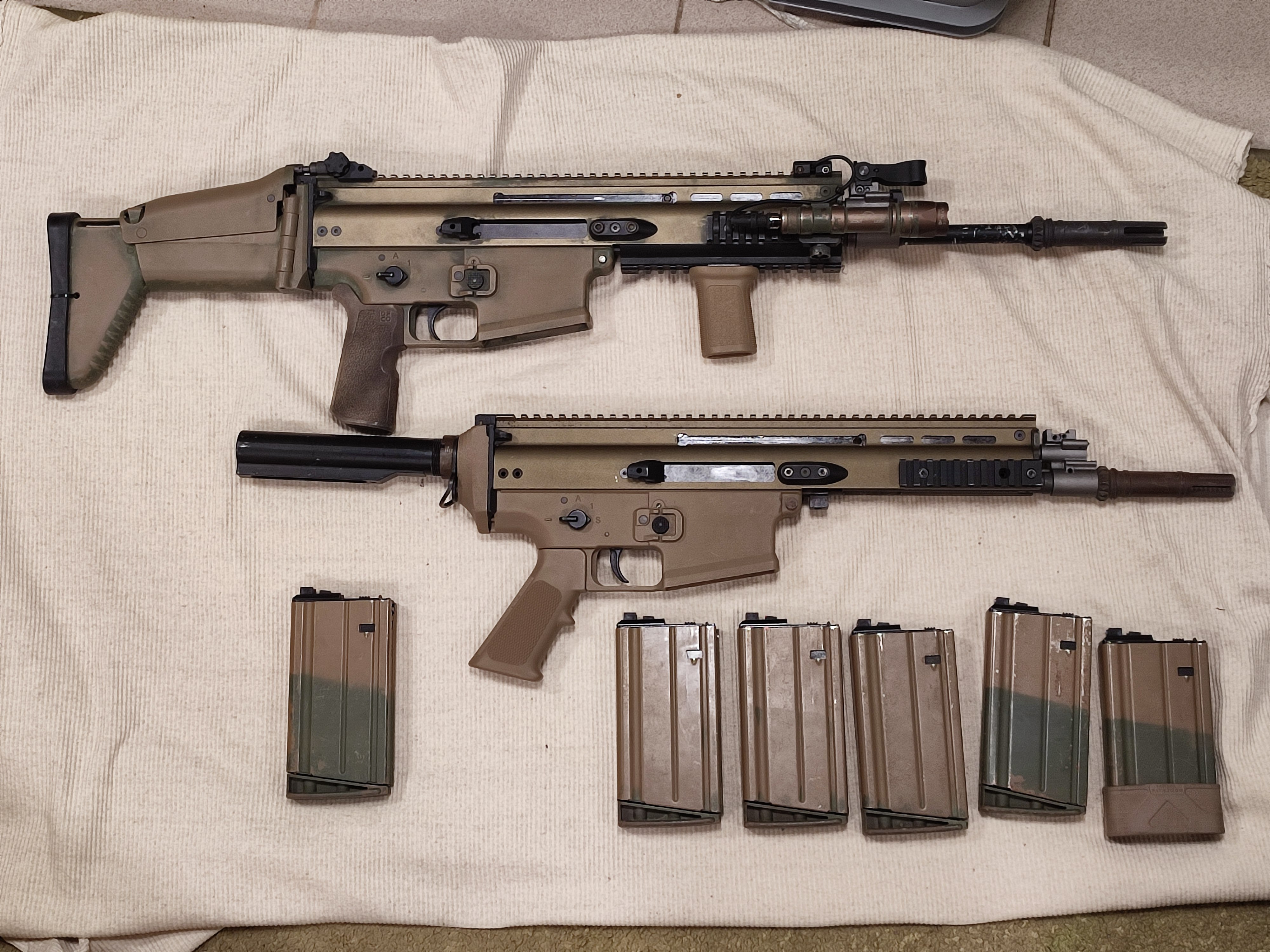 SCAR GBBR od we + DUŻO RZECZY
