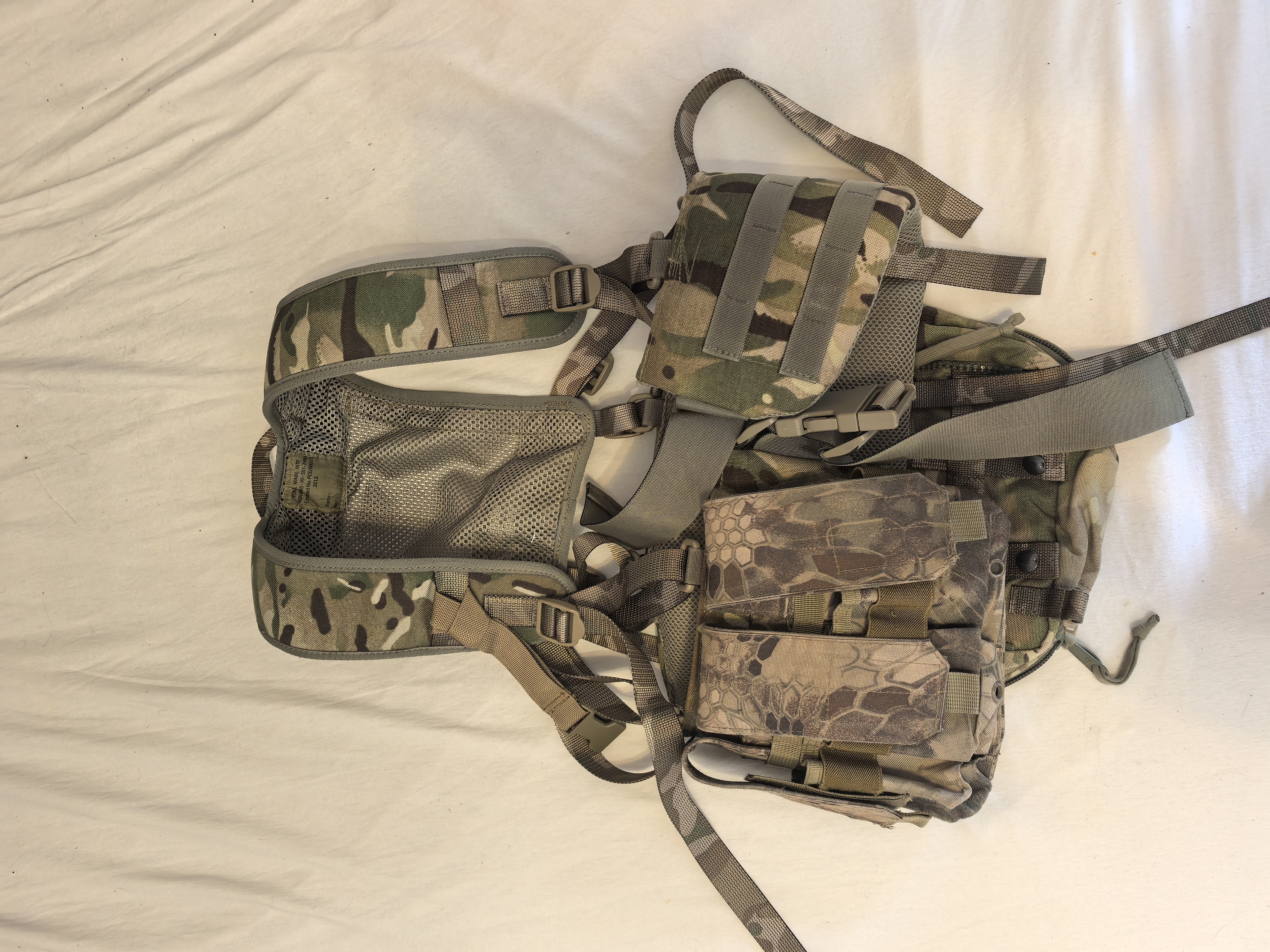 Chest rig kontraktowy brytyjski multicam
