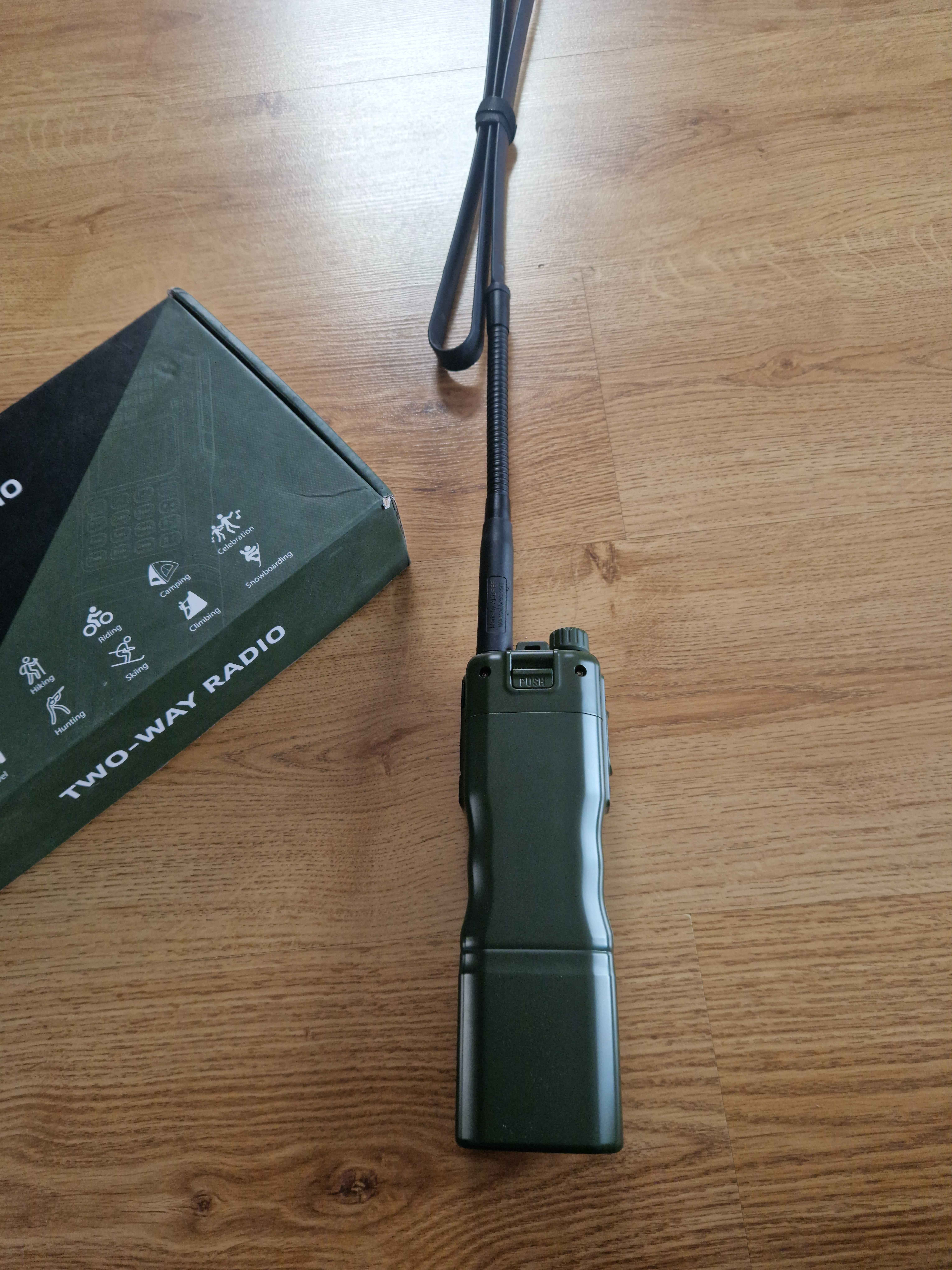 Radio baofeng AR-152 + antena 124cm gooseneck