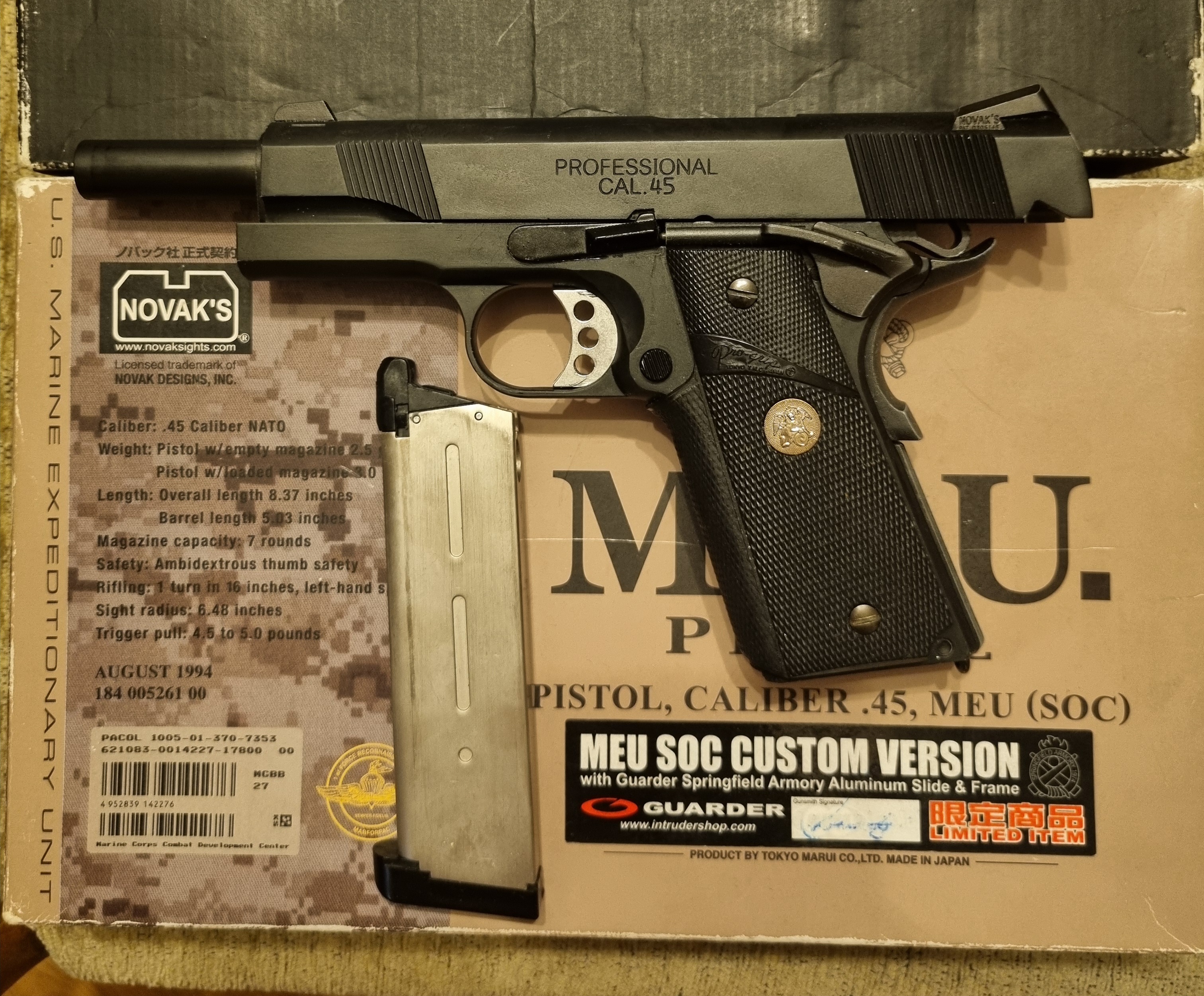 Tokyo Marui Guarder 1911 MEU SOC
