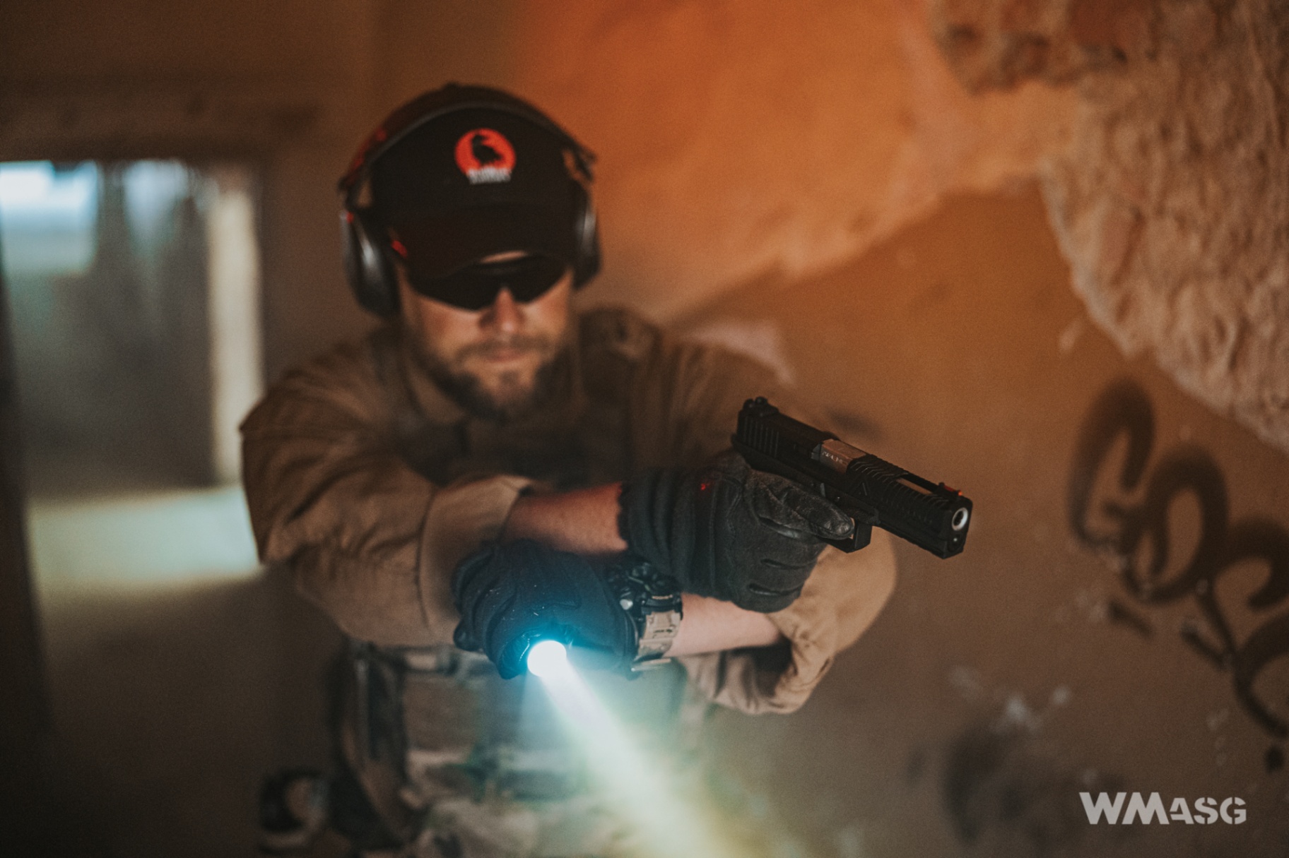 RedWolf Airsofy Agency Arms EXA w plenerze