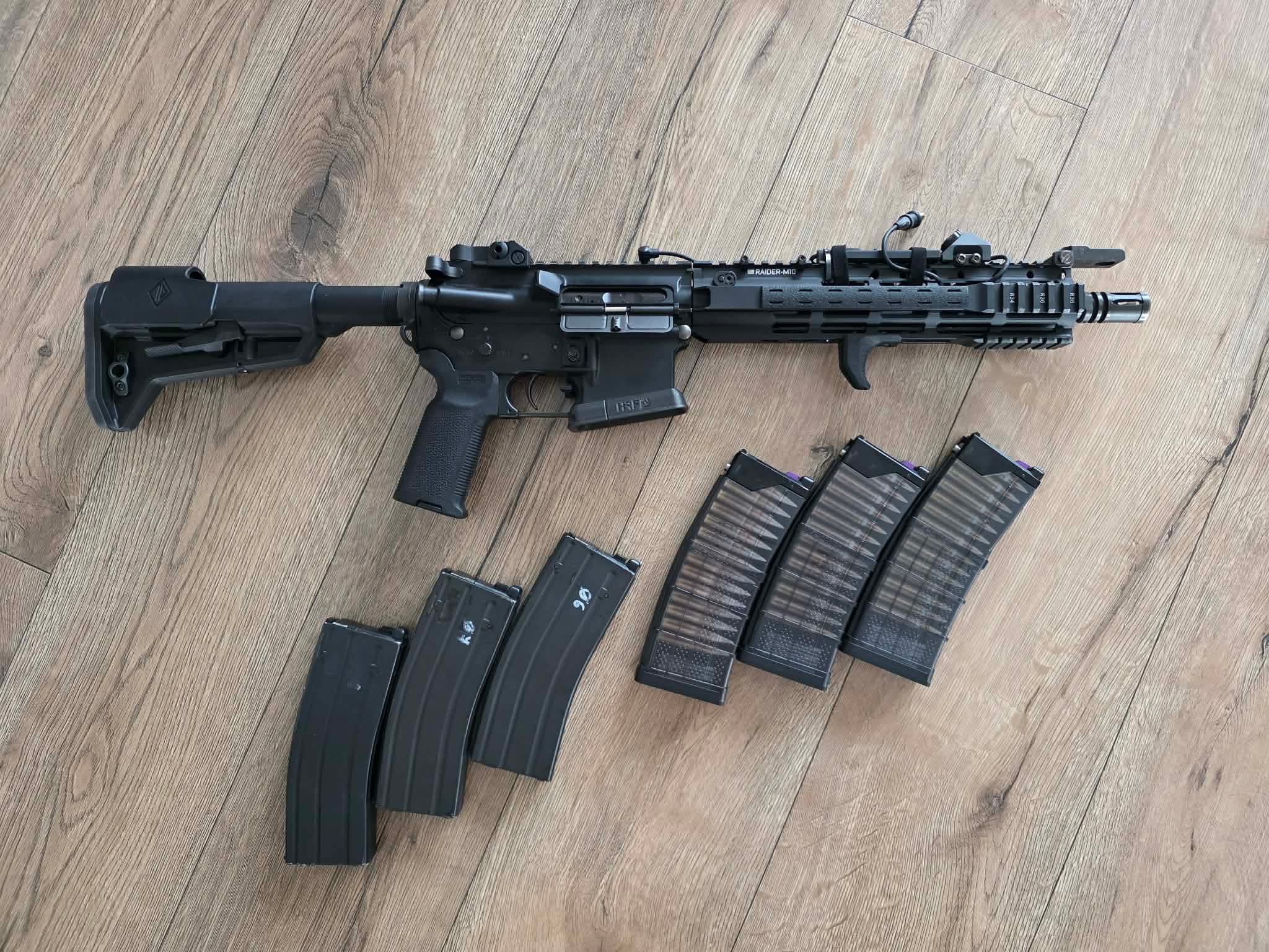 Tokyo Marui MWS BCM rail M4 plus 6 magazynków