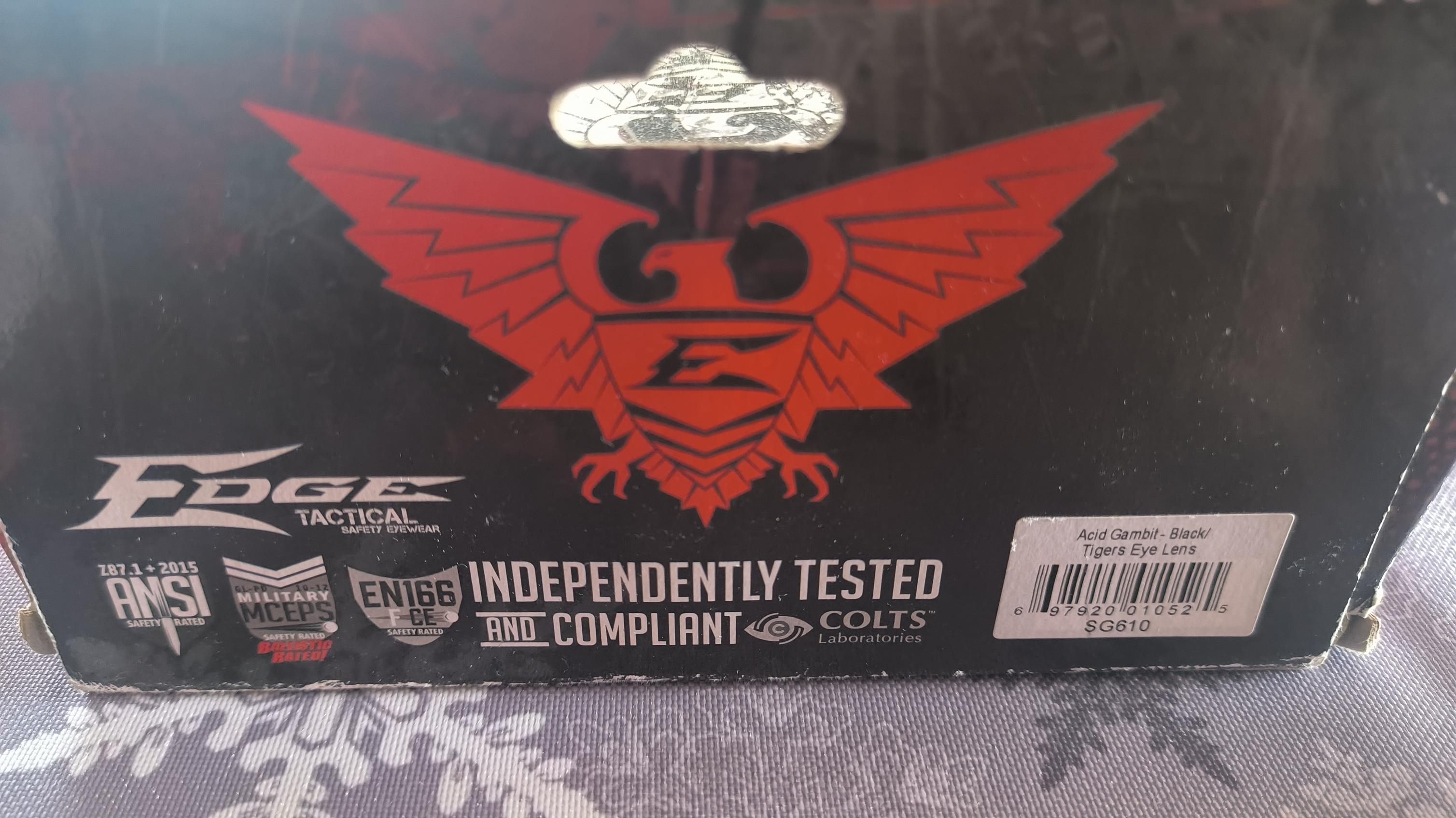 Okulary balistyczne taktyczne Edge Tactical Systems Acid Gambit
