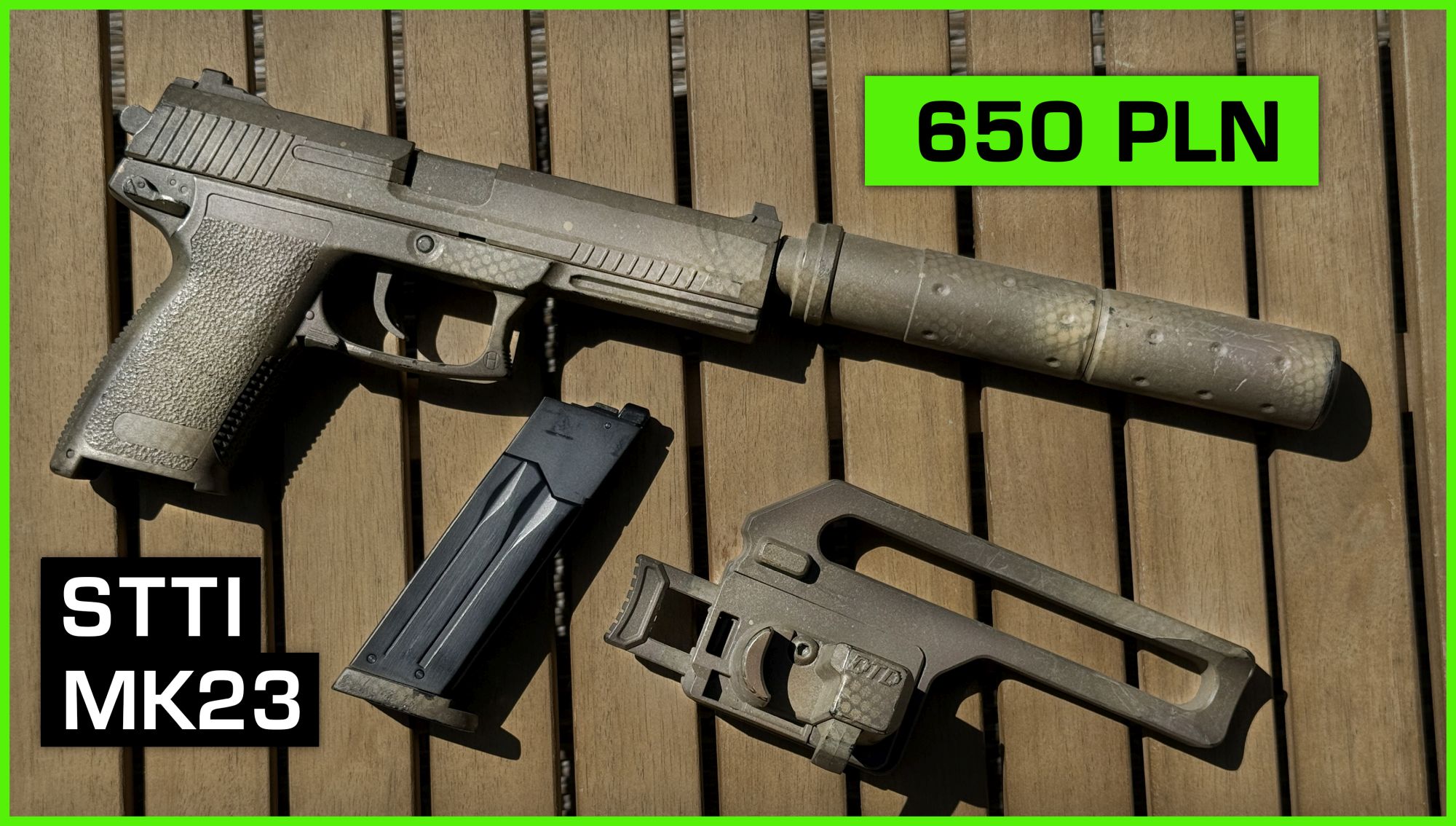 STTI MK23 NBB po tuningu PDI, HADRON, Flamingo