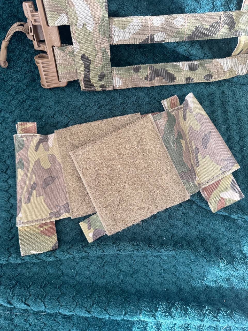 Zestaw plate carrier M-Tac Cuirass Elite Gen II (Multicam) + front flap HUSAR Hybrid Rifle Front Flap + 3× ładownice GPC Wing Pouch