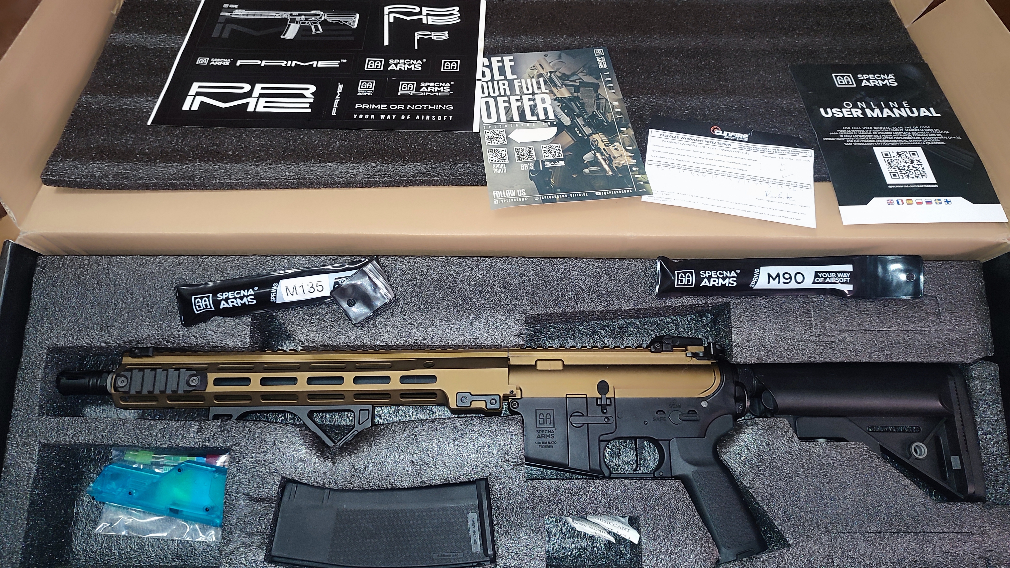 Specna Arms PRIME™ SA-P22 HAL ETU z silnikiem bezszczotkowym Chaos Bronze