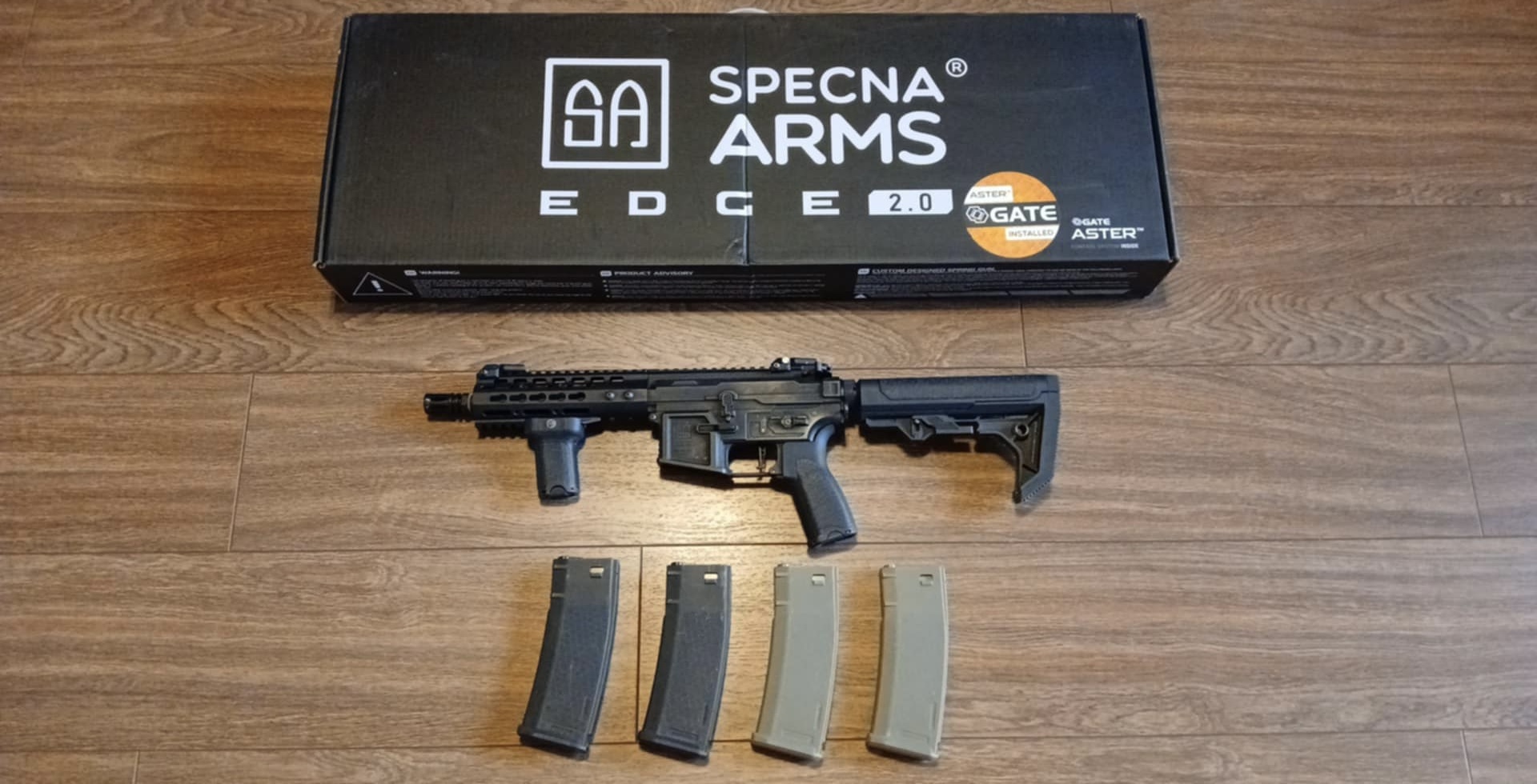 Replika karabinka SA-E12 EDGE 2.0™GATE ASTER! GRATISY!! SUPER STAN! ZESTAW!!