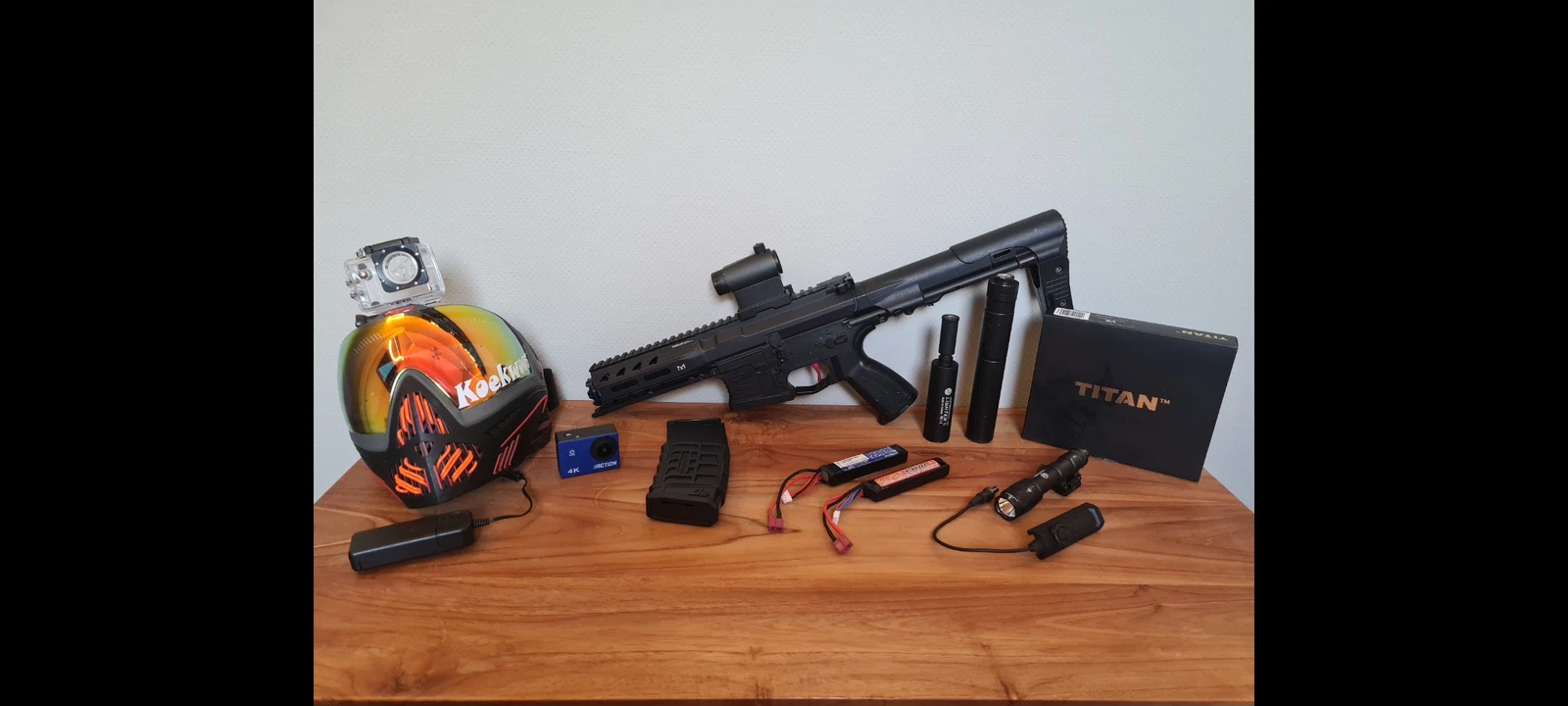 W pełni spersonalizowany Arp 556 V2S + maska barwiąca i dodatki!