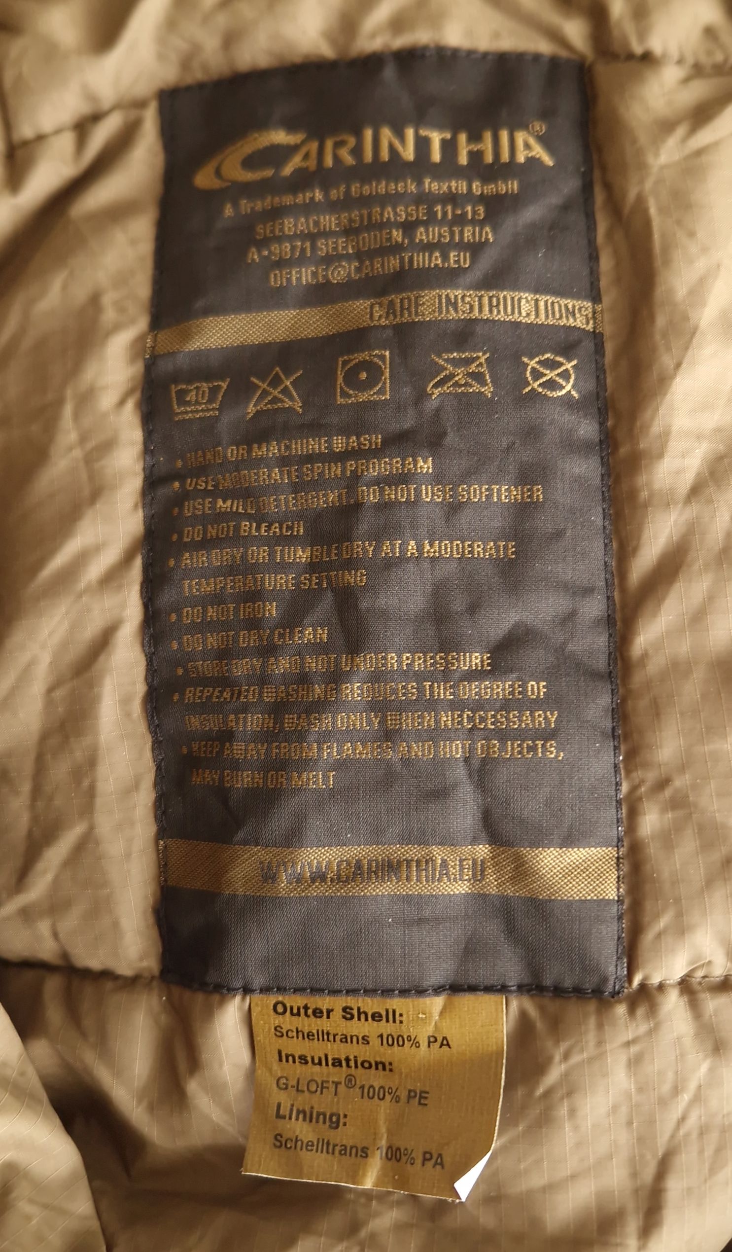 Śpiwór Carinthia Eagle (+10/-5) Oliwkowy NOWY