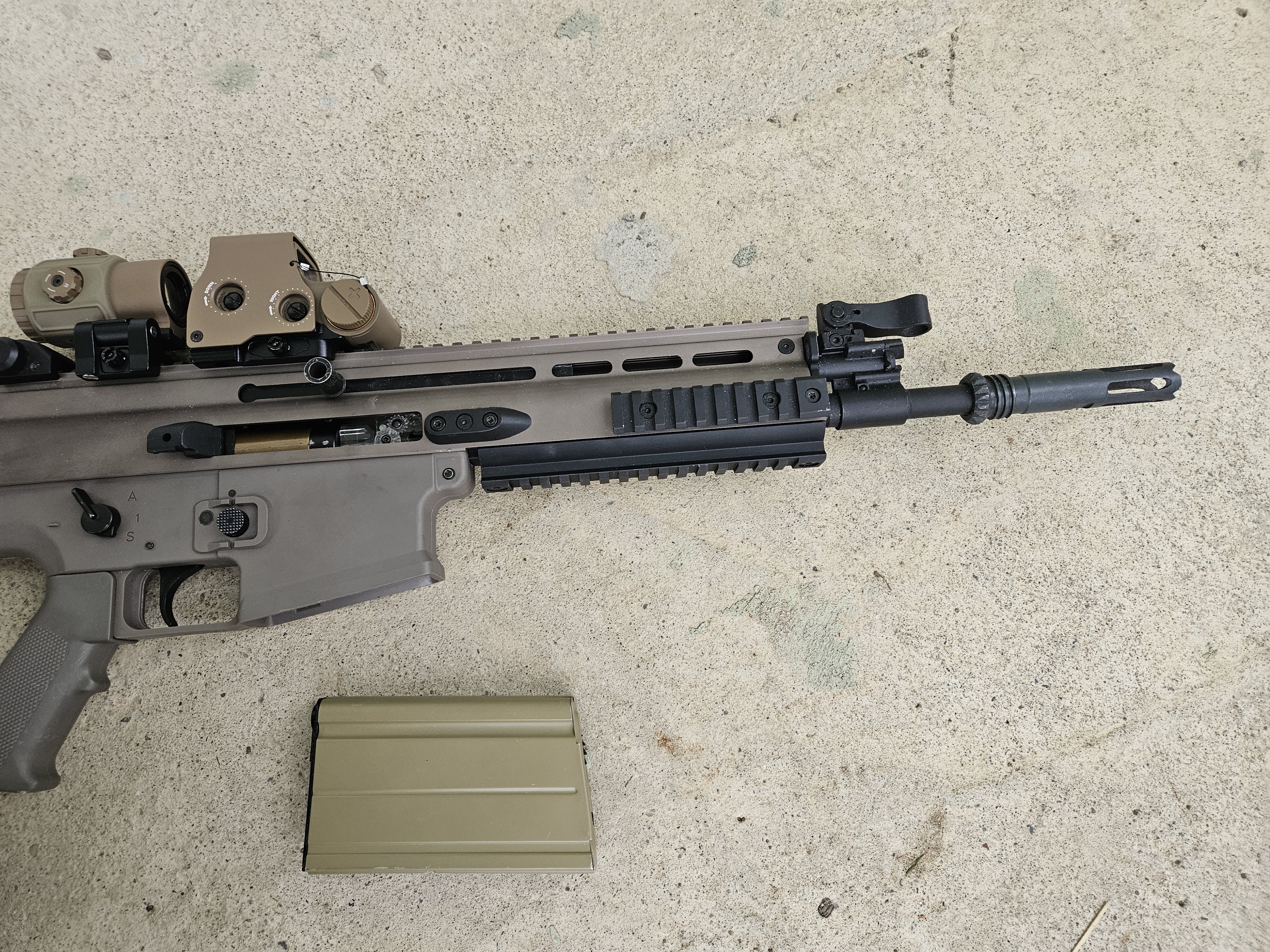 SCAR H 415fps stan bdb z Lipo 11,1V