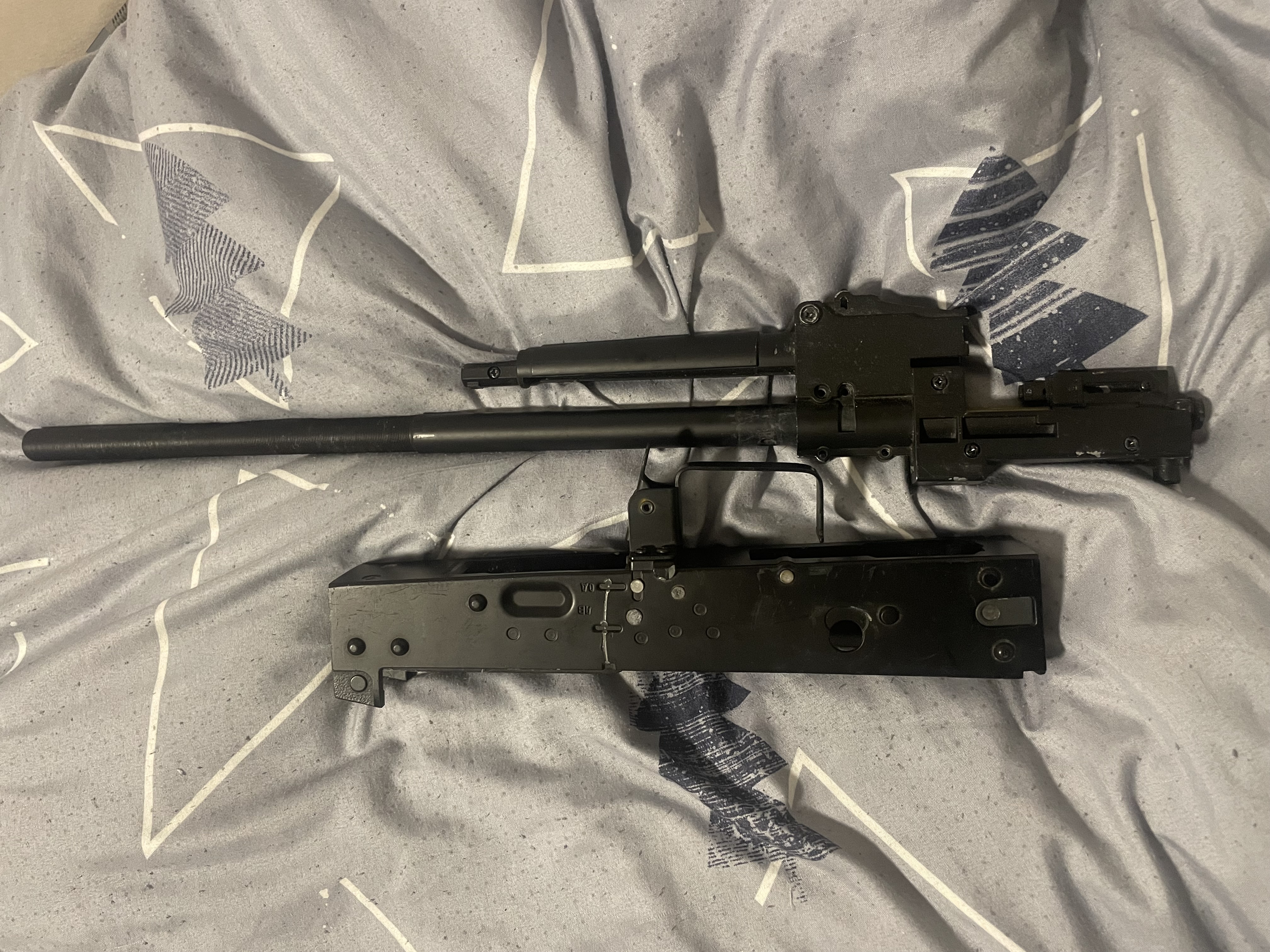 Części do repliki AK / lever-action / projekt – korpus, lufa, komora