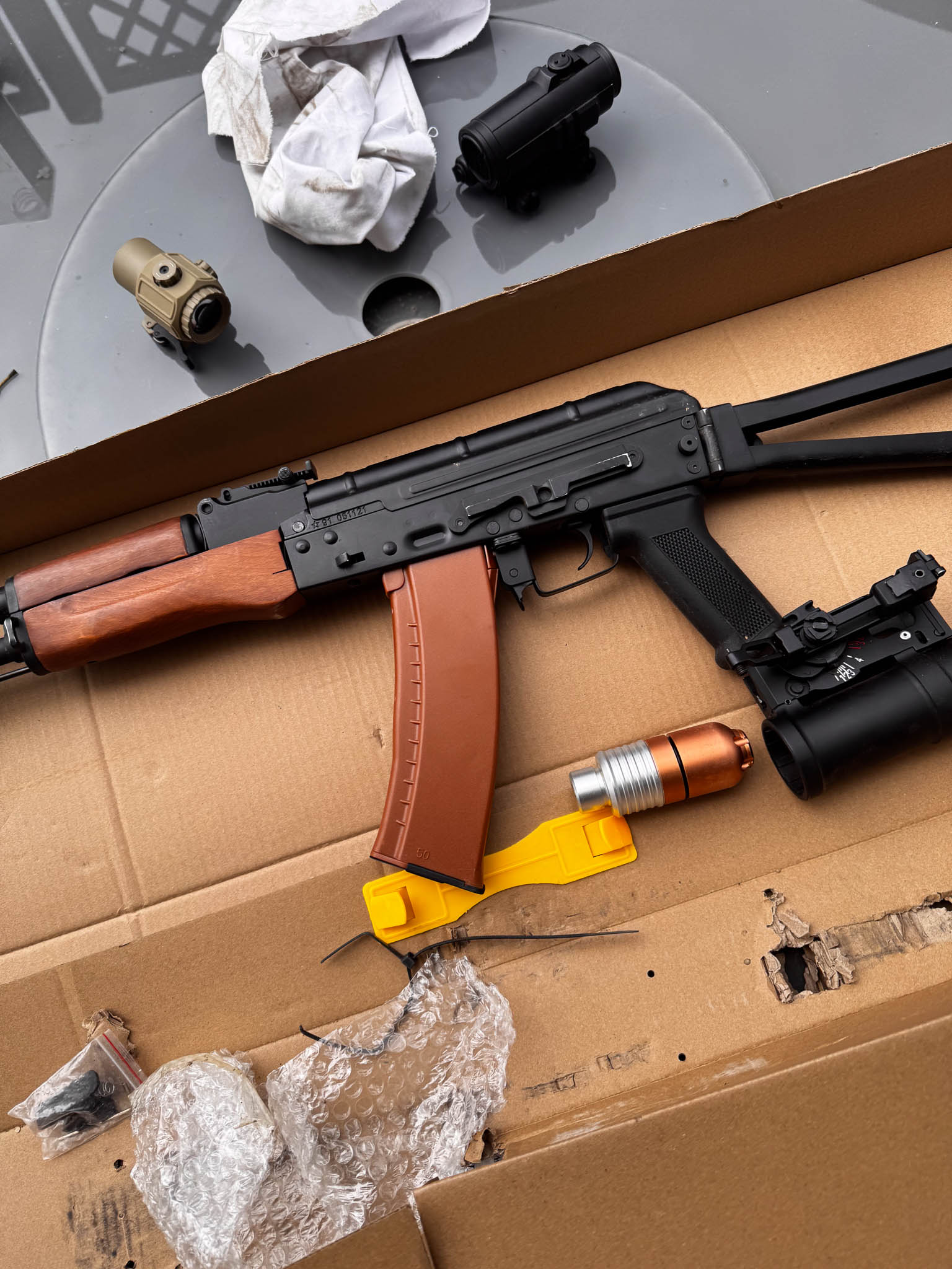 Replika karabinka 600A z granatnikiem