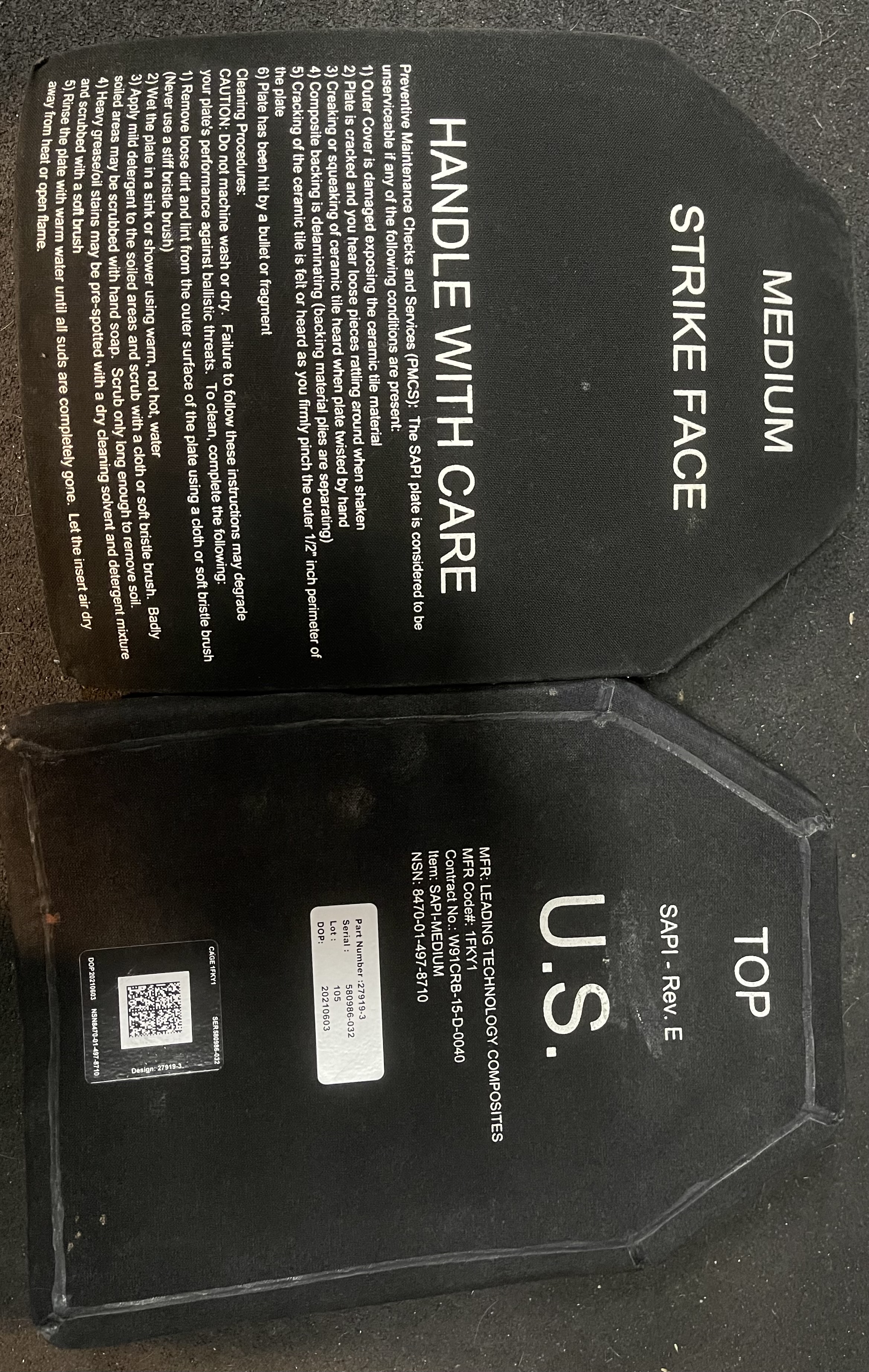 Płyty balistyczne Sapi III+