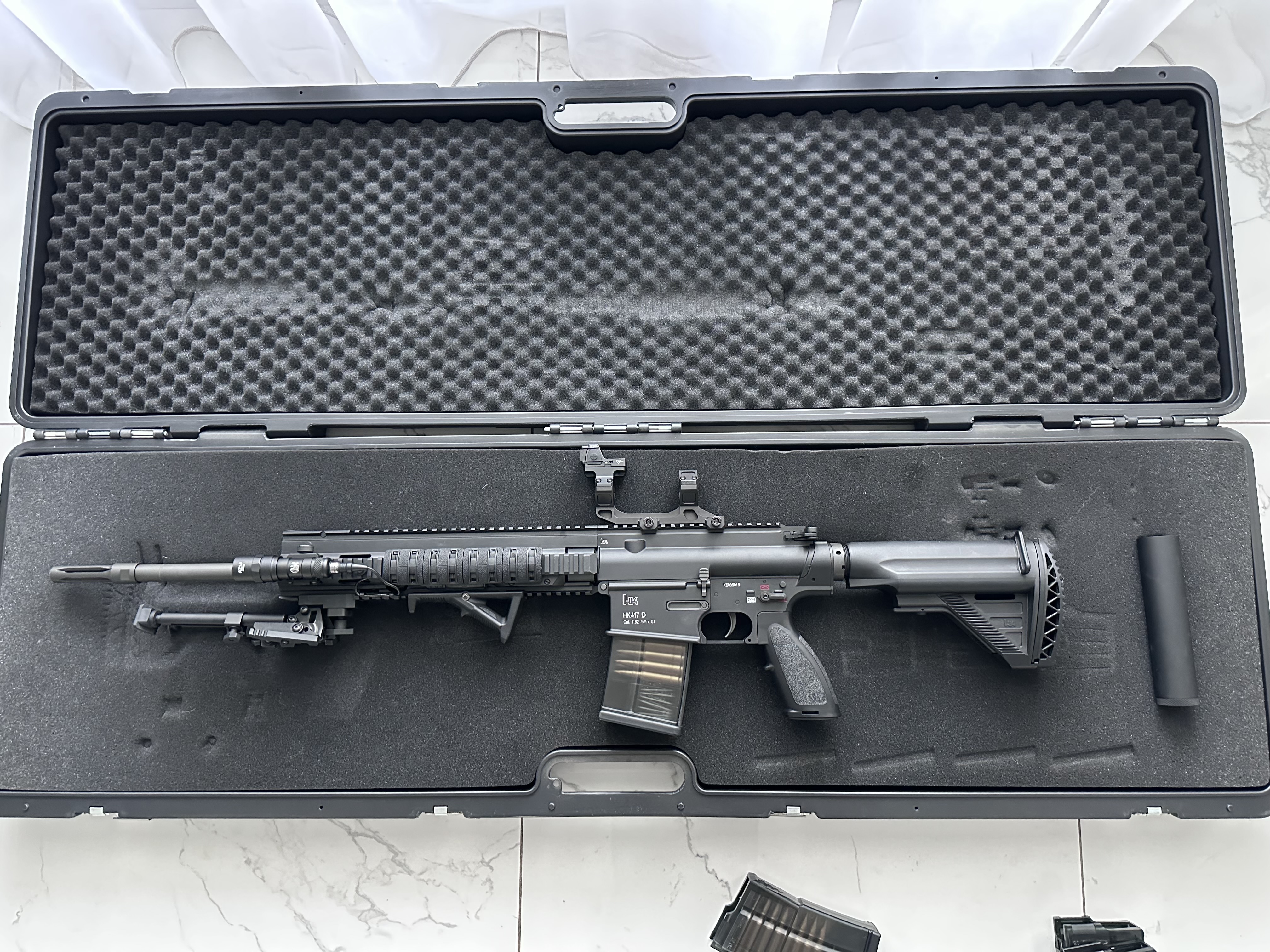 HK417 Sniper V2 Umarex/VFC HK Licensed + dodatki, nieużywany