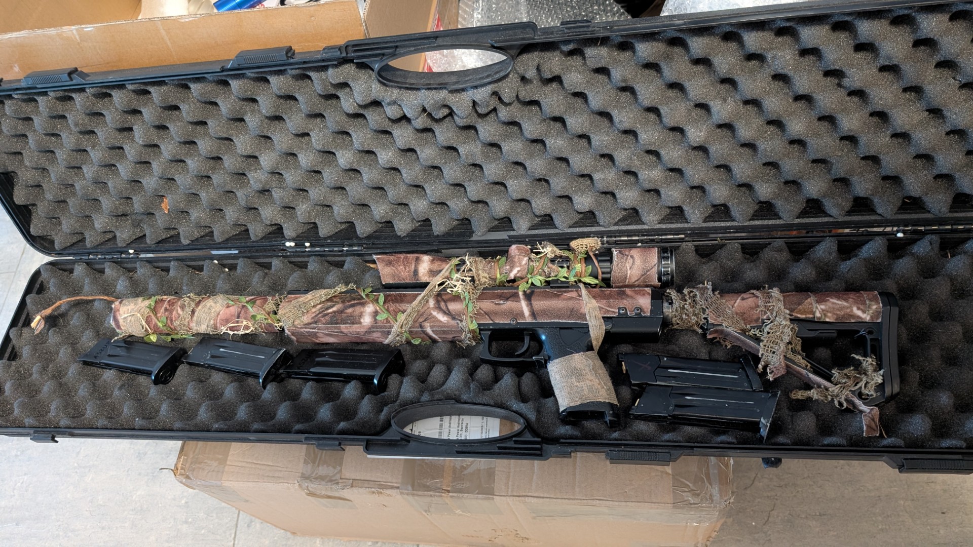 Novritsch SX303 + hard case + optyka