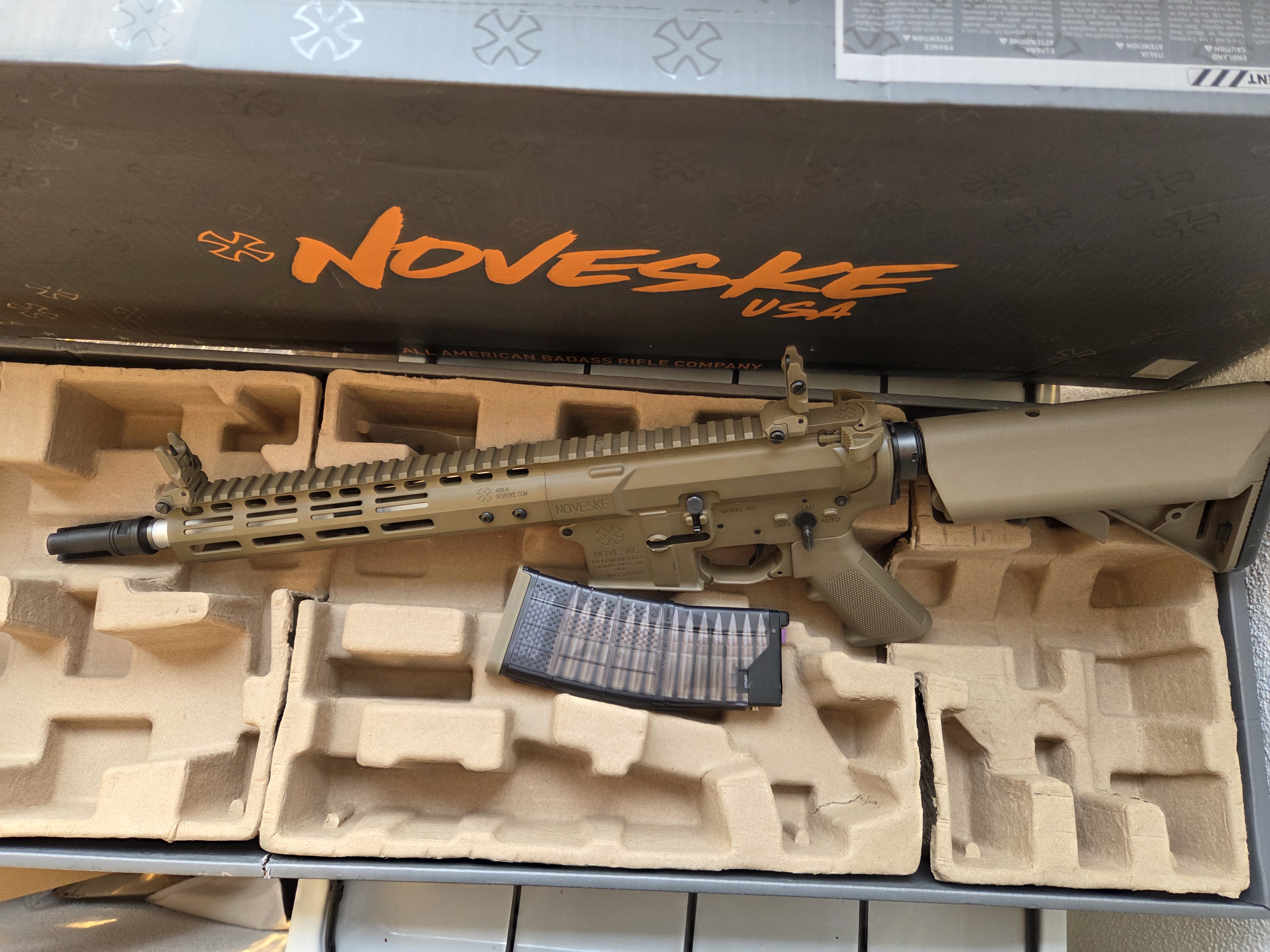 Replika Noveske N4 10.5 Shorty .300 BLK – Tan CGS gbbr