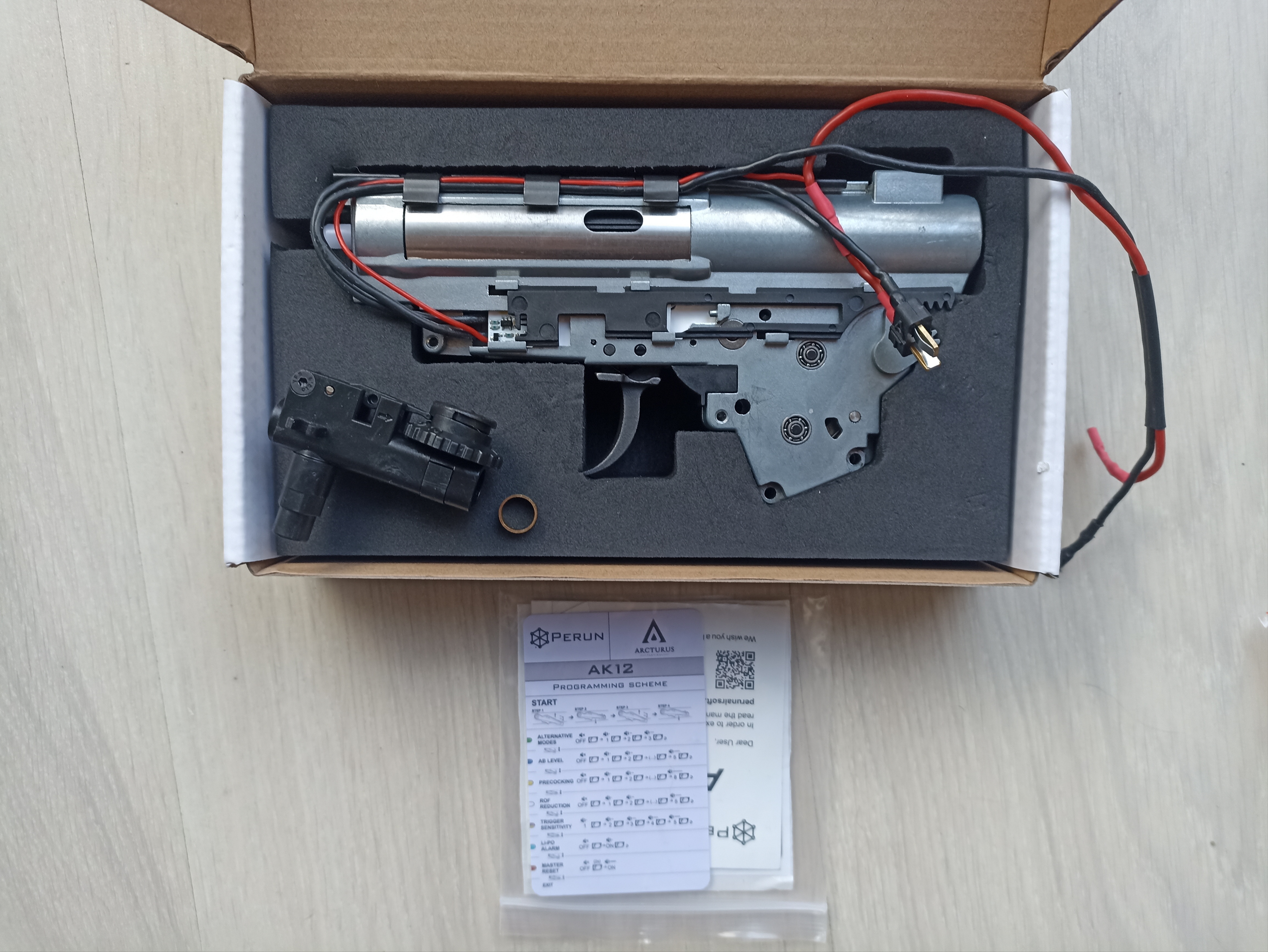 Kompletny Gearbox V3 GB ARCTURUS z Perun Hybrid v3 AK-12 AK-12K AK-74 AKM