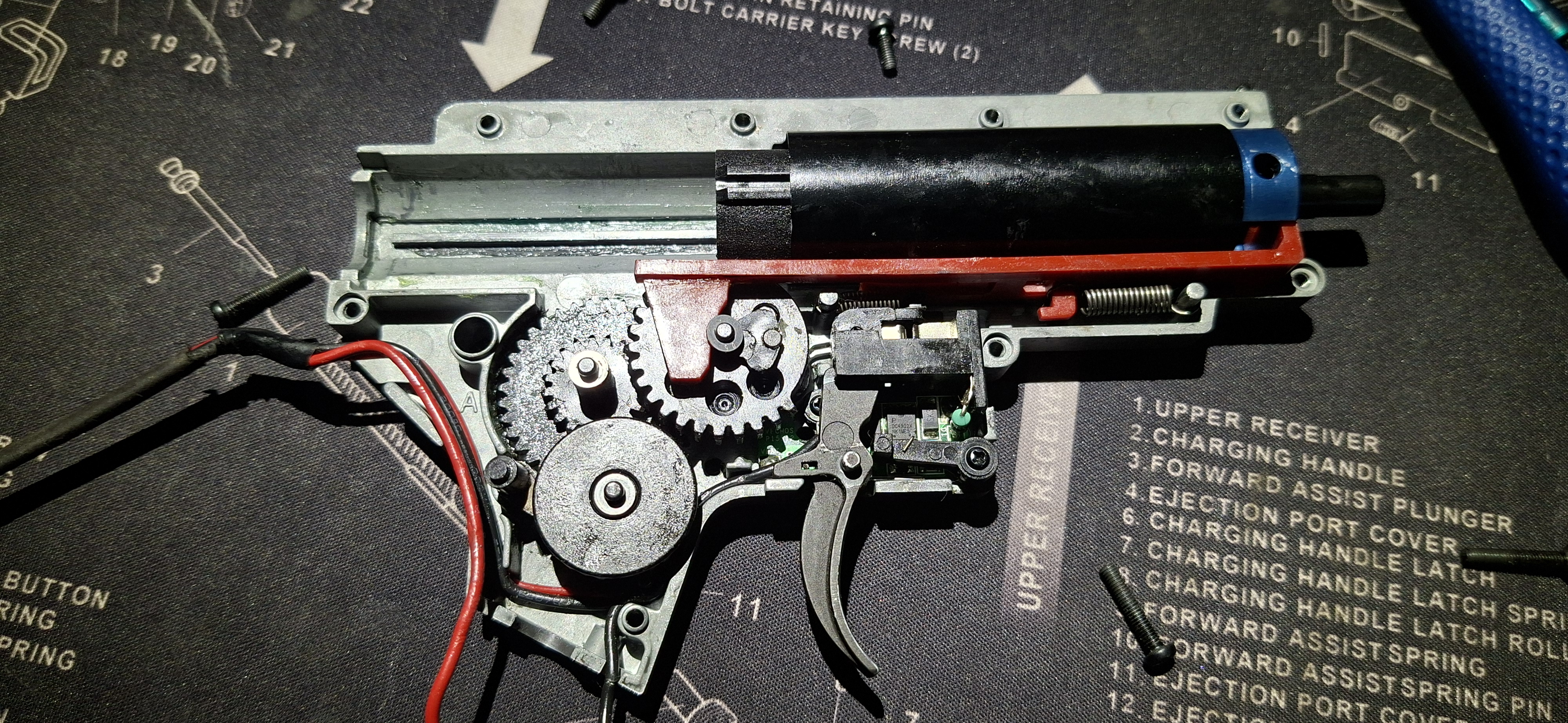 Prawie stockowy kompletny gearbox V2 VFC
