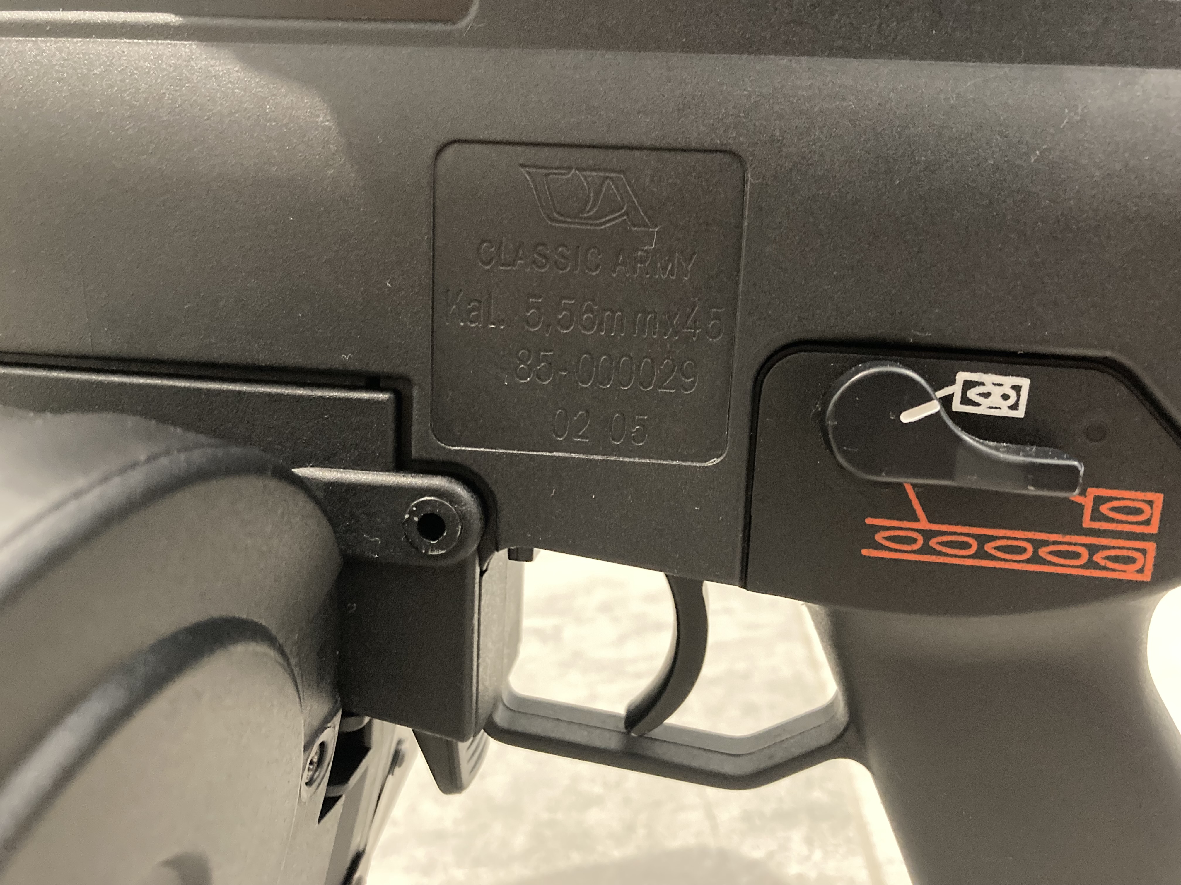 MG36 Classic Army (tuning wytrzymałościowy ~1,9 J)