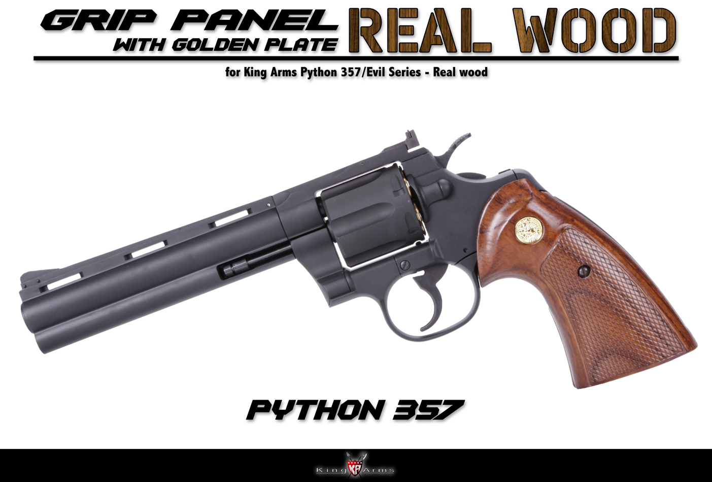 New accessories for Python .357 replicas by King Arms | WMASG - Airsoft ...