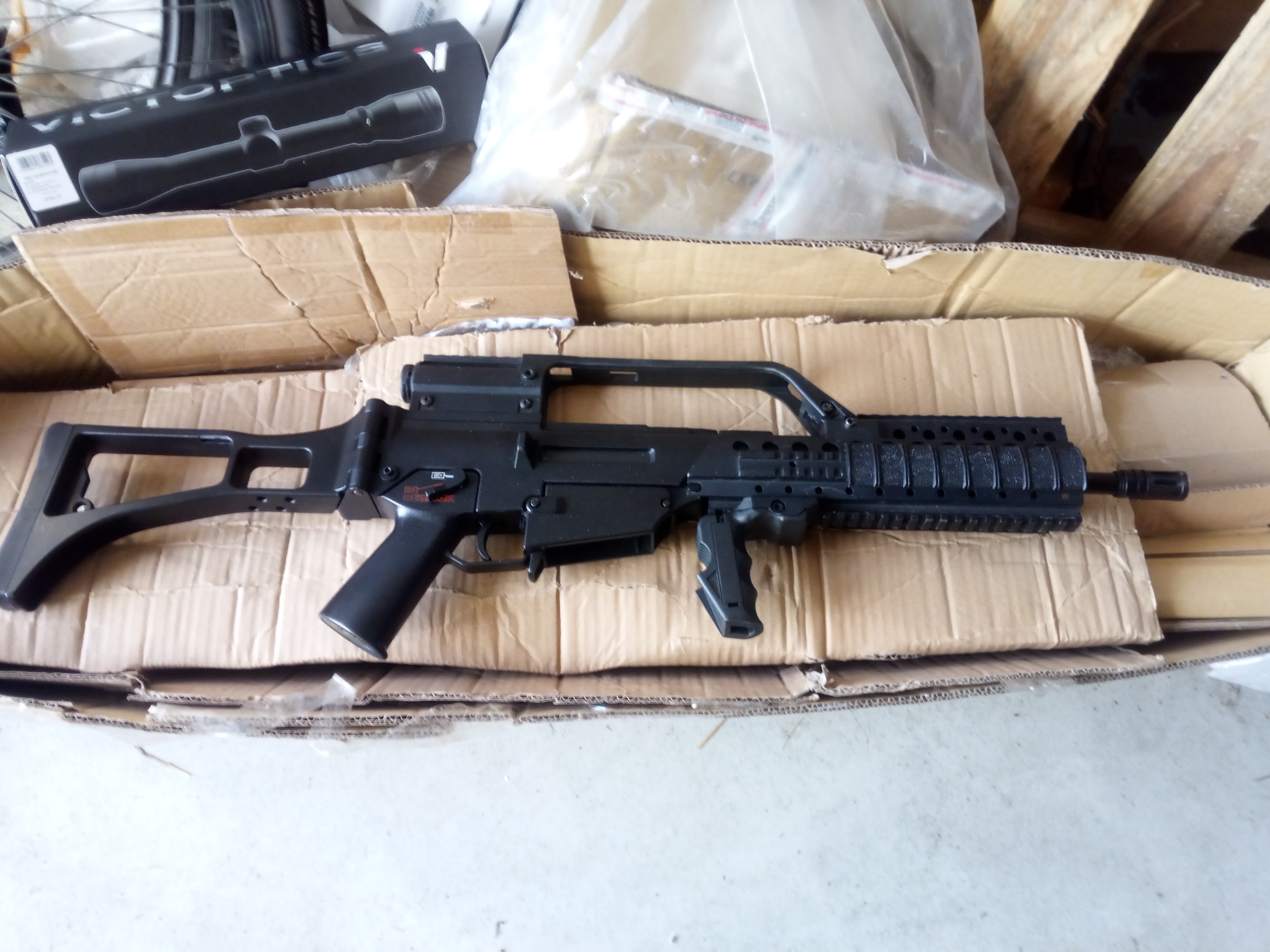 G36 po przeglądzie, modyfikowane, sztywne body, TUNING