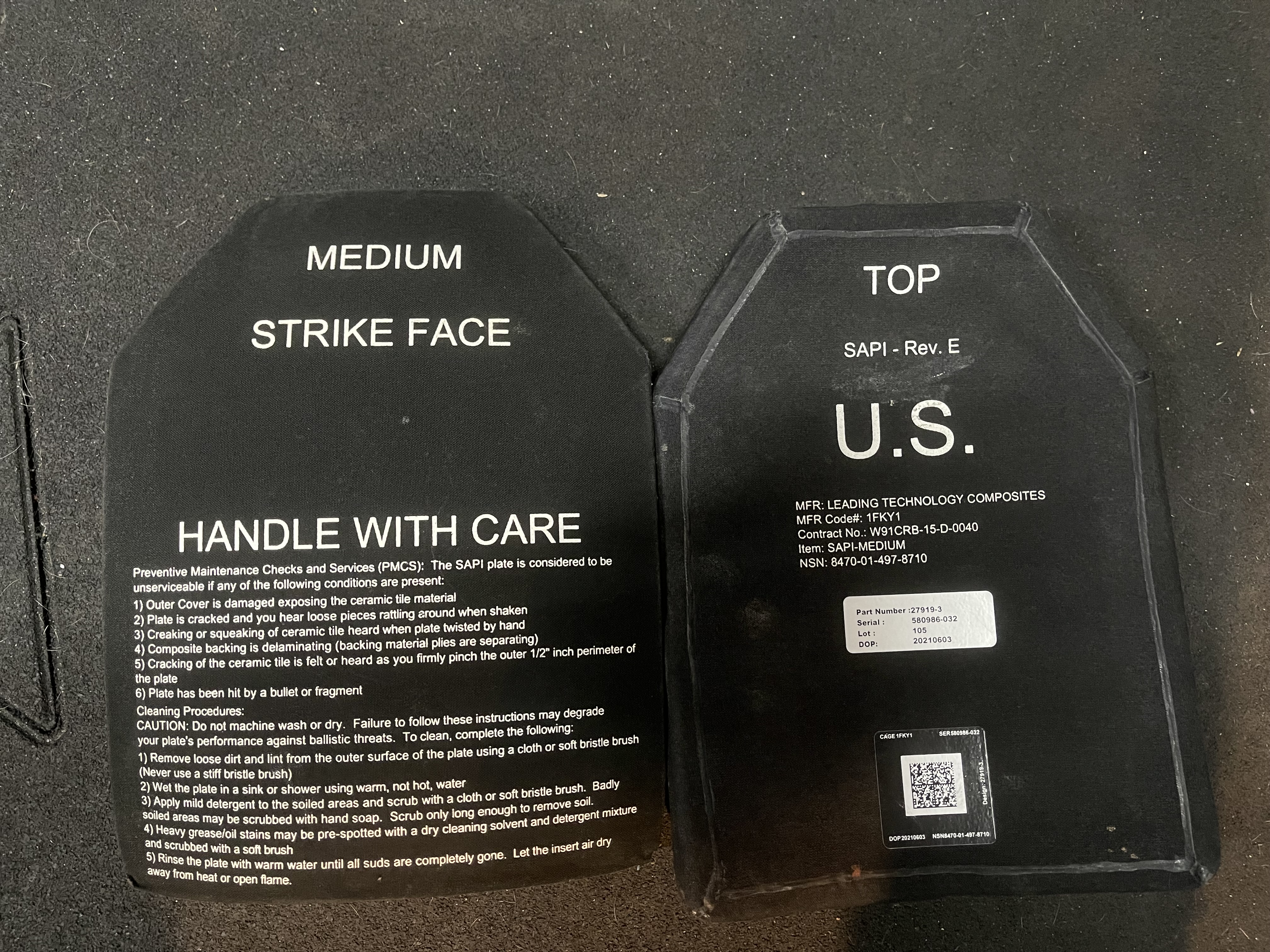 Płyty balistyczne Sapi III+