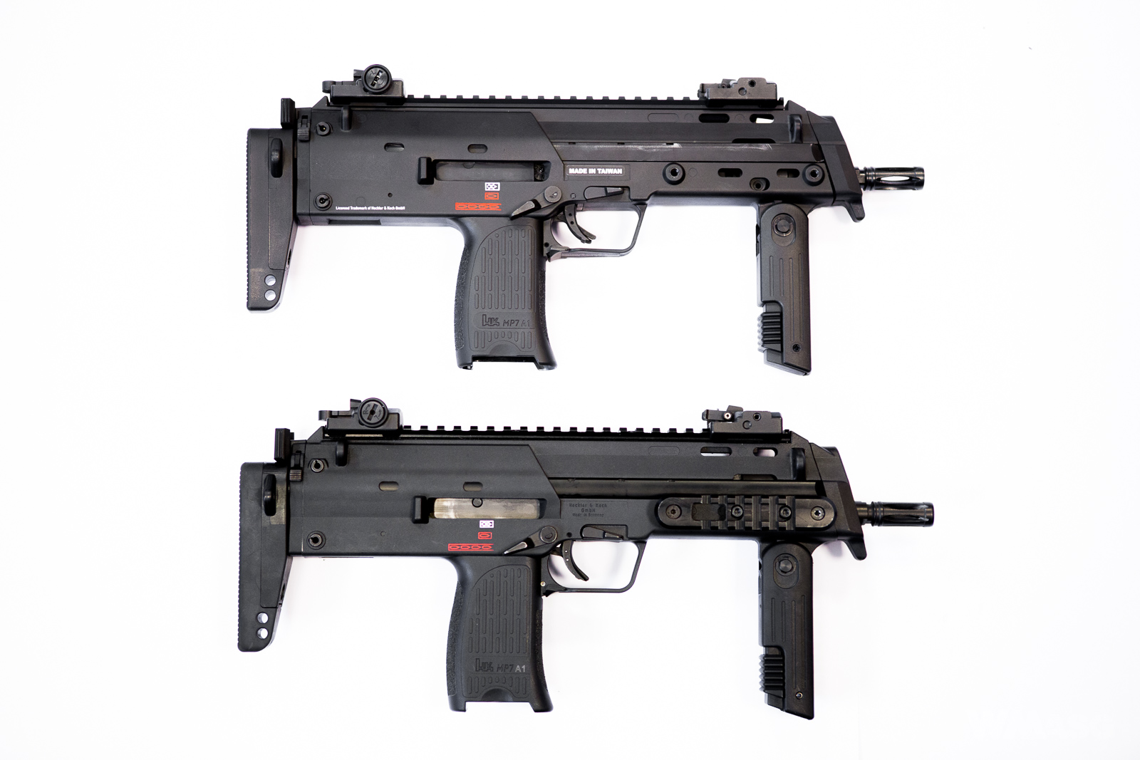 HK MP7A1 AEG - Umarex/VFC vs. palny HK MP7A1
