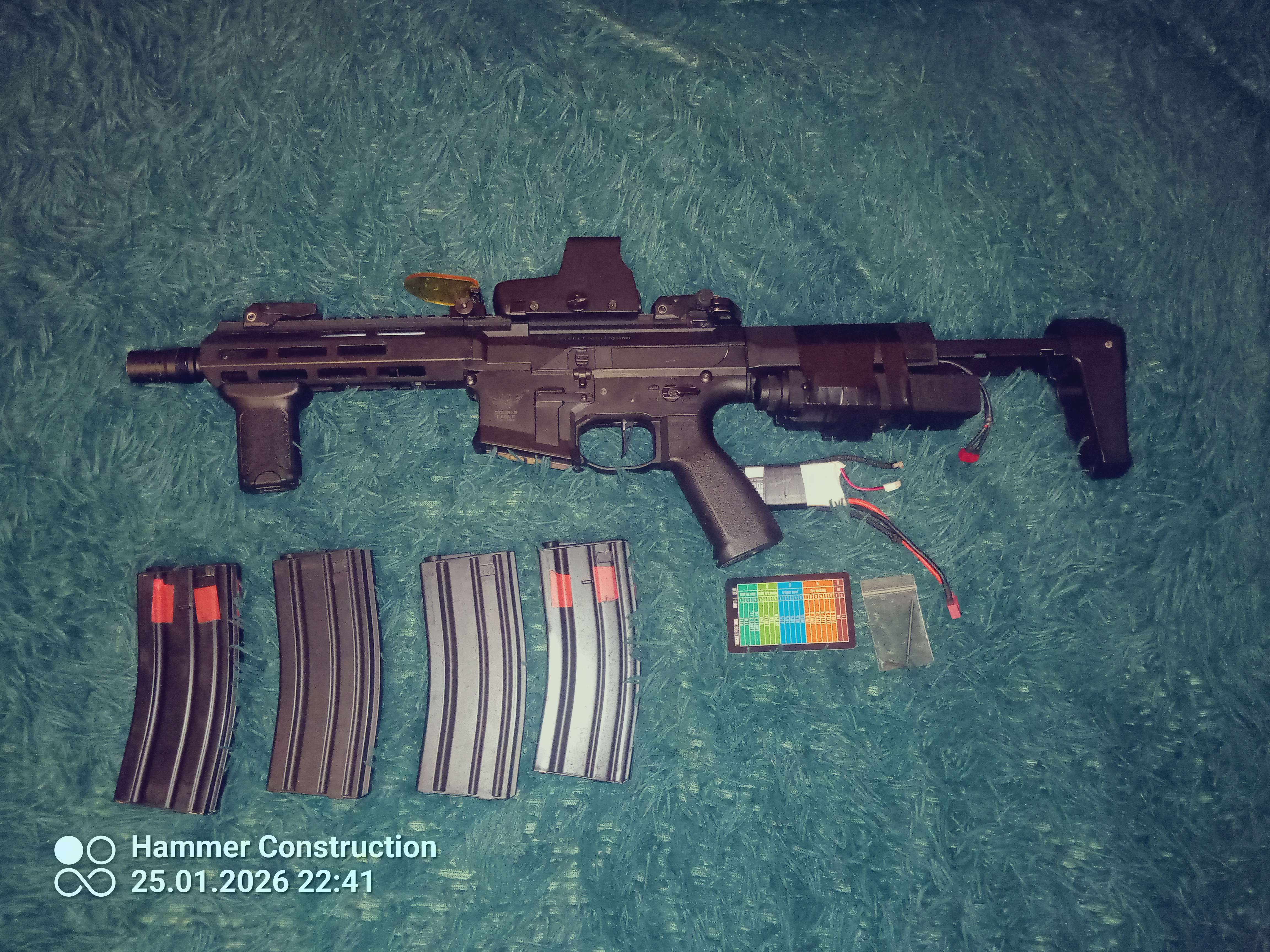 Double Eagle m904G AR-15 po lekkim tuningu