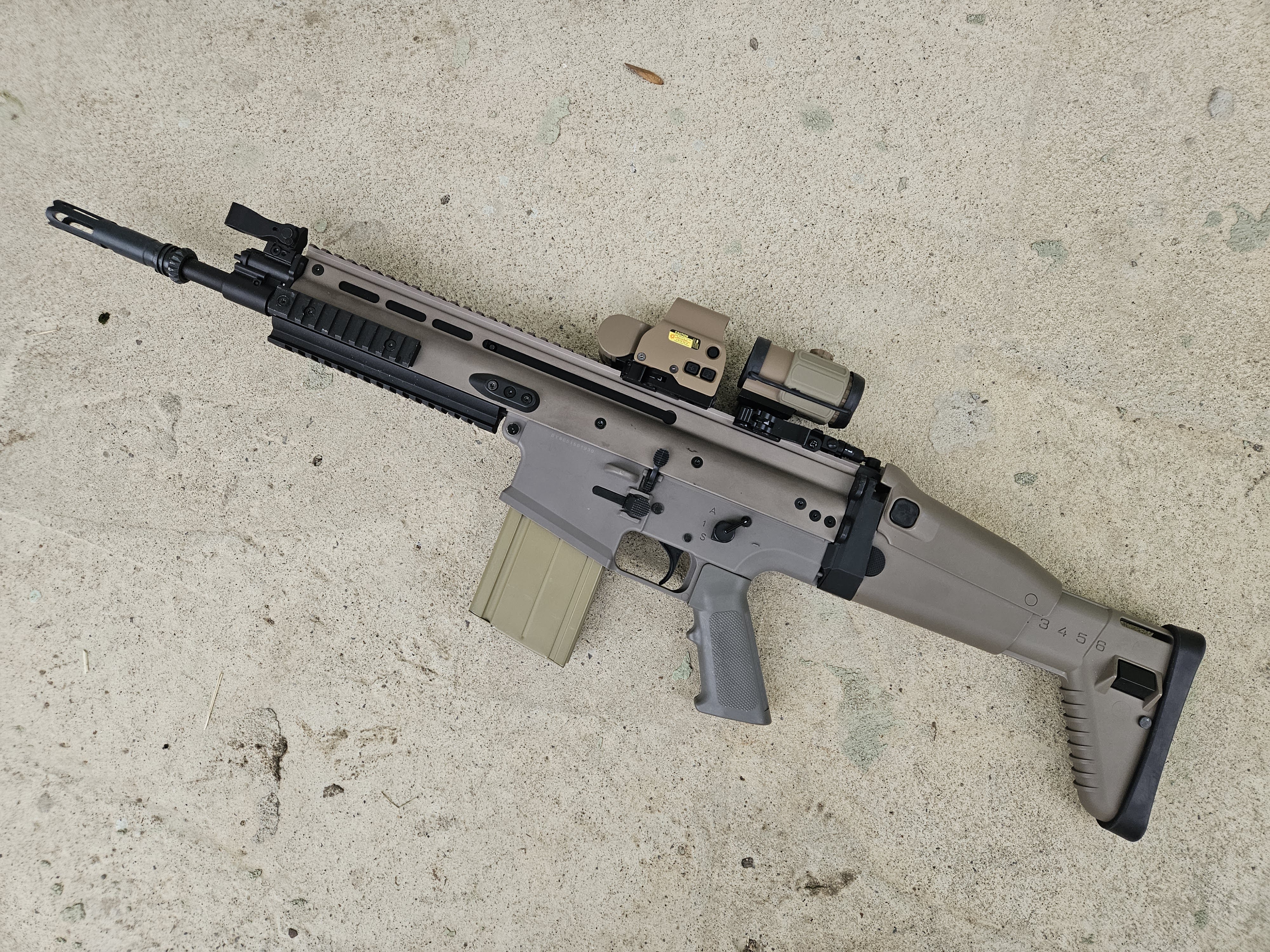 SCAR H 415fps stan bdb z Lipo 11,1V