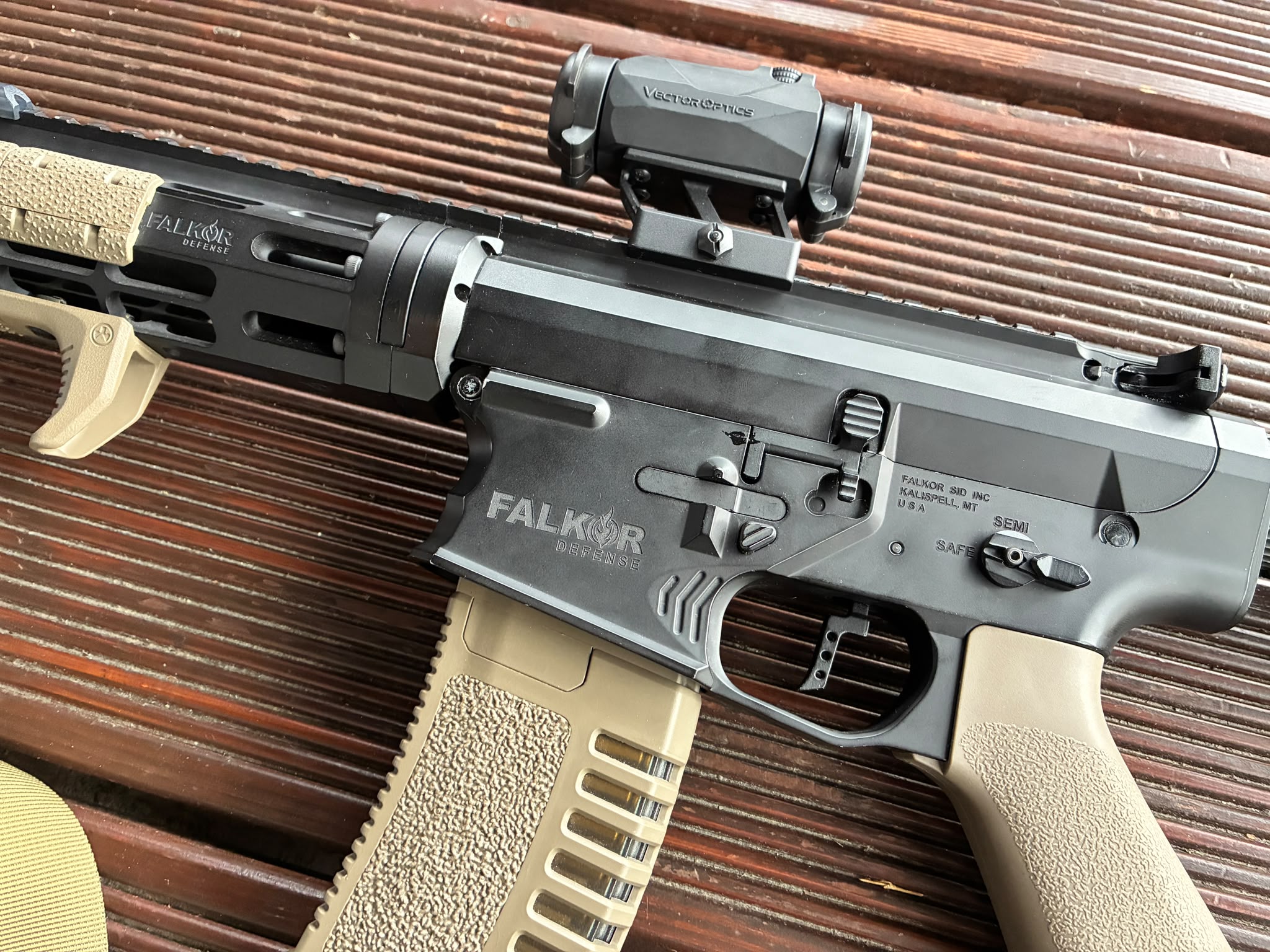 Replika karabinka Falkor Phantom SDU2.0 - Czarny