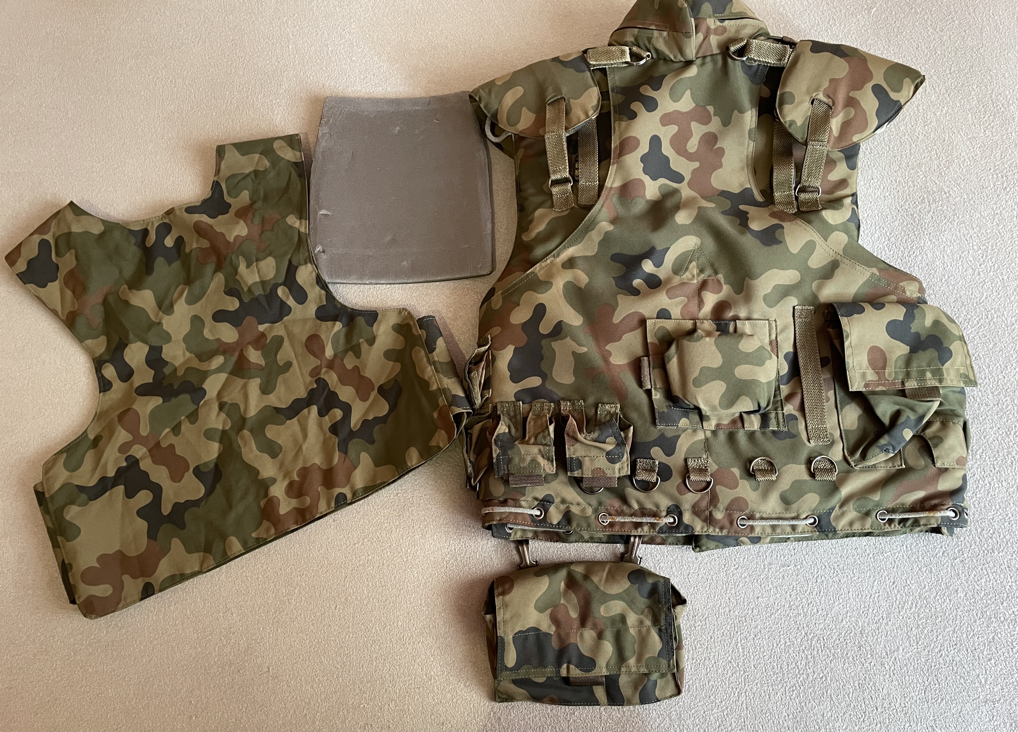Kompletna kamizelka DMV-98 XXL Lubawa z kevlarem i płyta