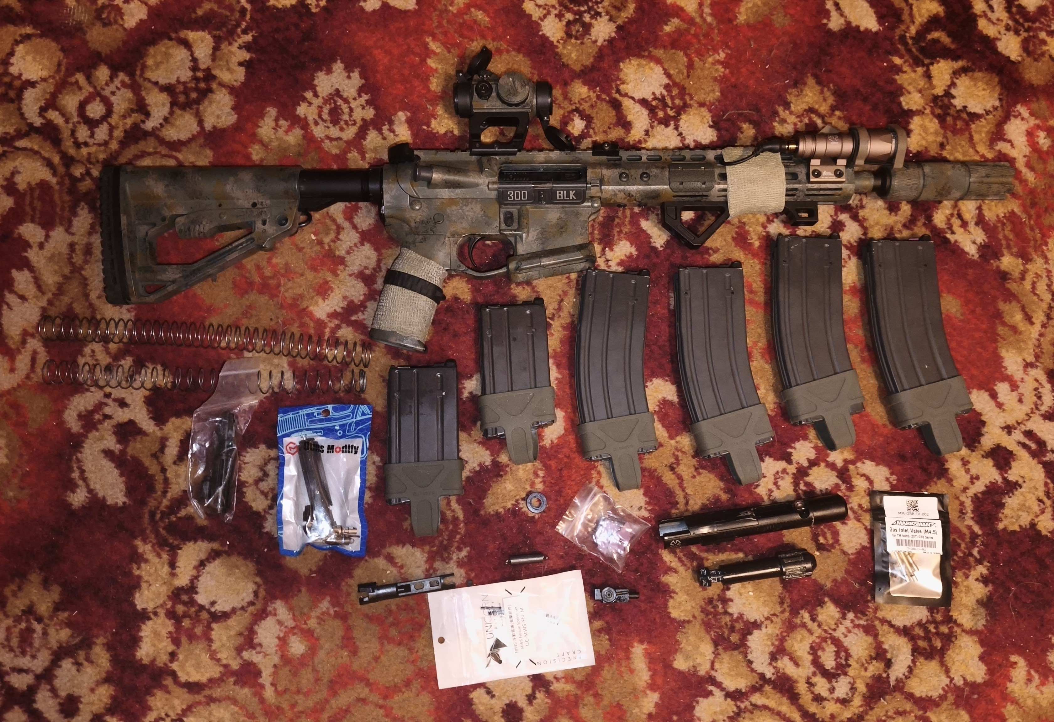 Replika karabinka Noveske N4 MWS Gen3 GBBr