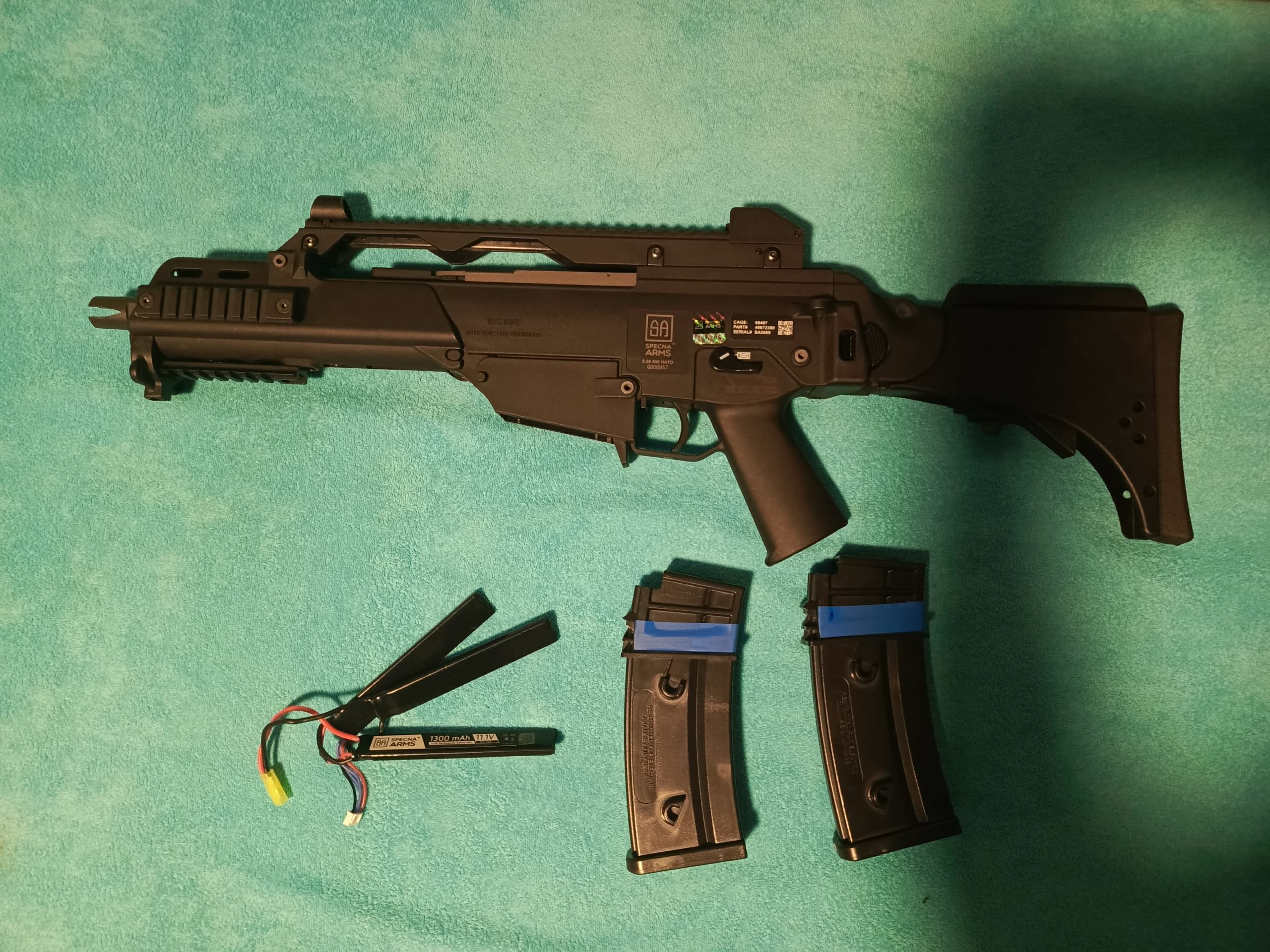 SA-G12V EBB + 2 magazynki + bateria