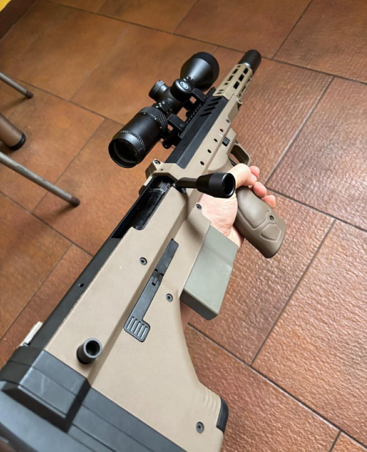 Karabin snajperski srs silverback jak nowy, custom