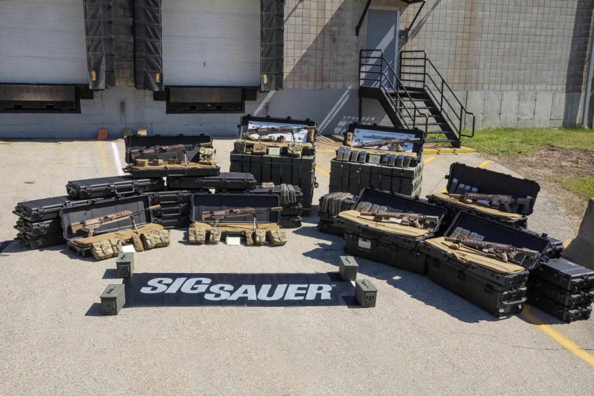Sig Sauer is finalizing its deliveries of a new US ARMY weapons
