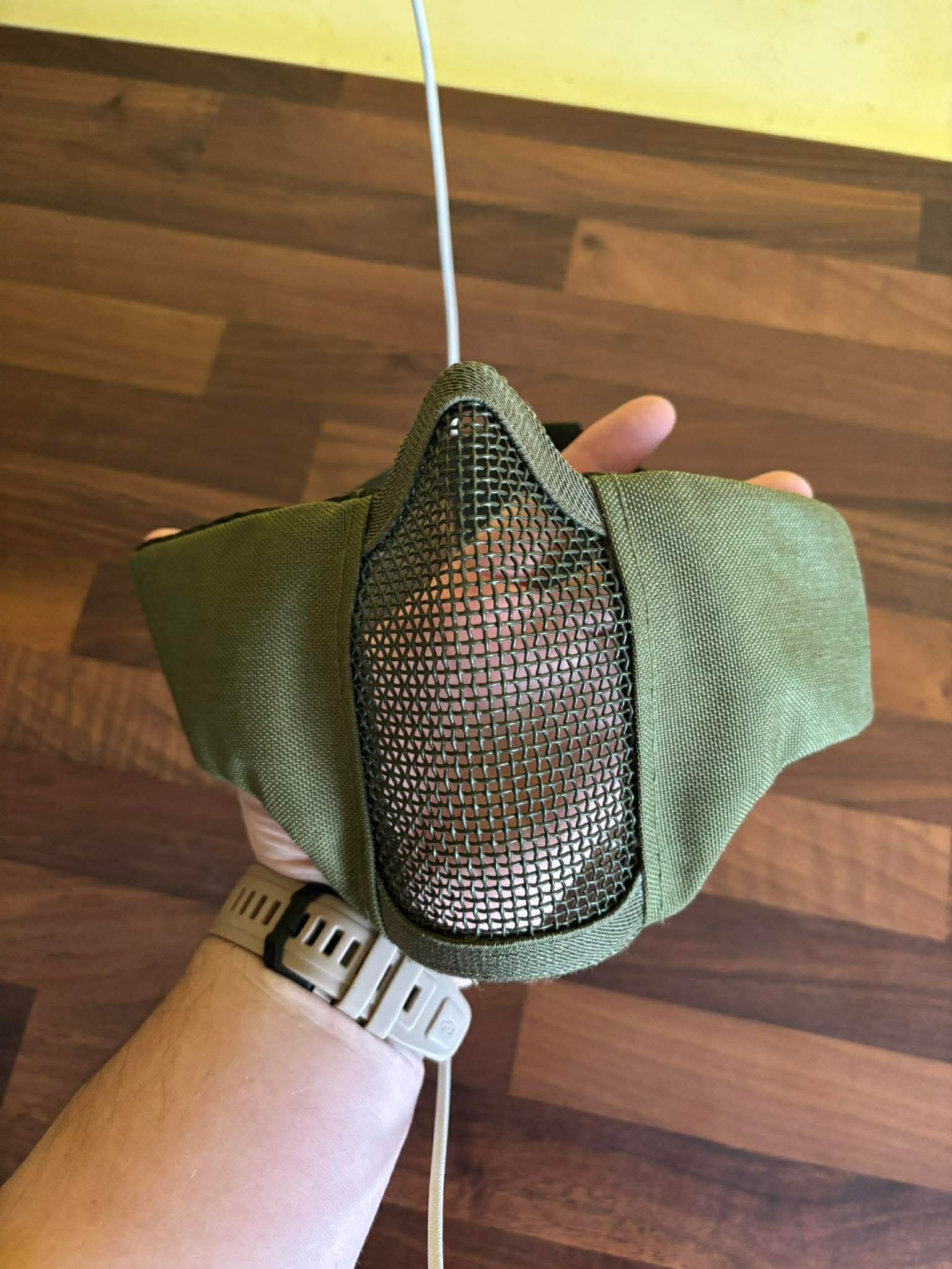 ASG/szpej - czapka texar, pas molle, słuchawka z ptt, maska stalker