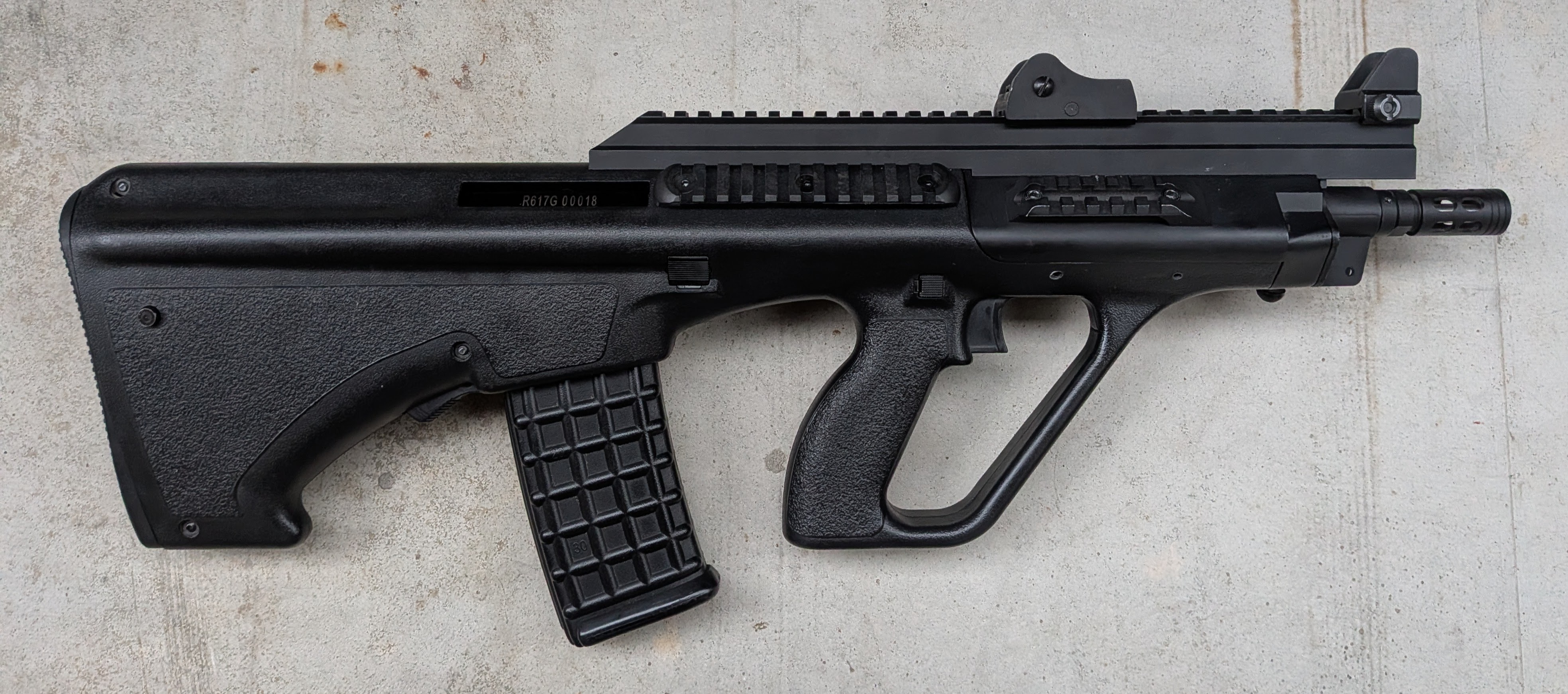 AUG A3 (Army Armament) po tuningu z dodatkami