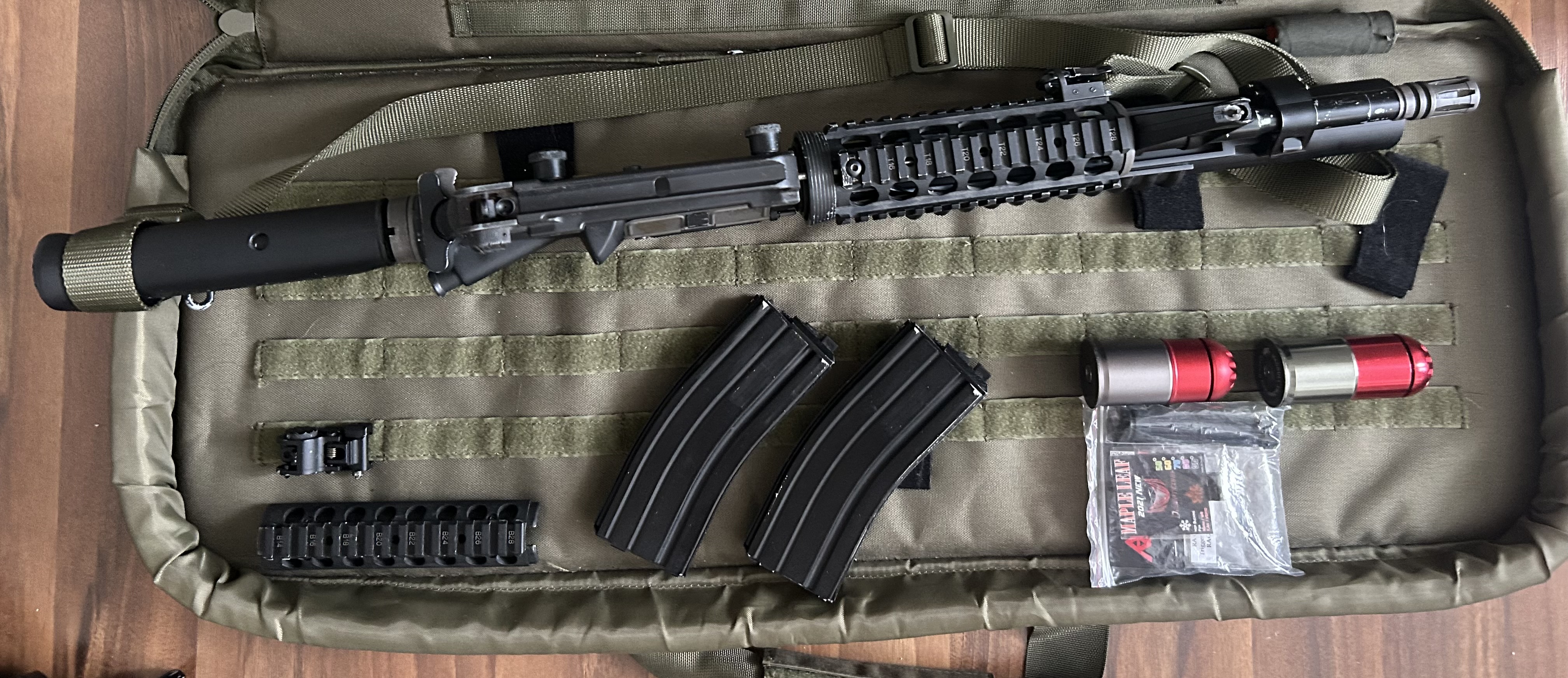 M4A1 m203 GBBR WE z stalowym zespołem spustu RA-Tech