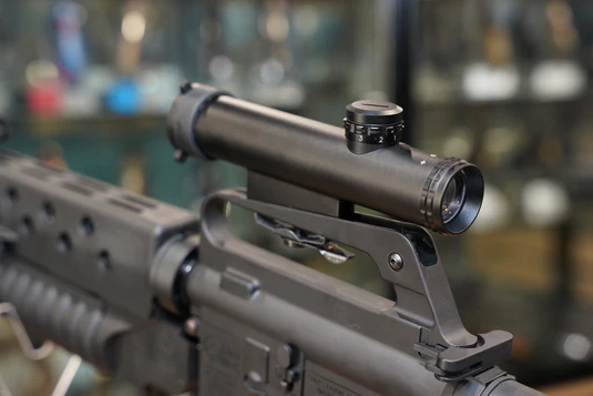 Luneta 4x20 retro ACOG AR15 Colt mp5 G3 RIS zamiana na kolimator Aimpoint