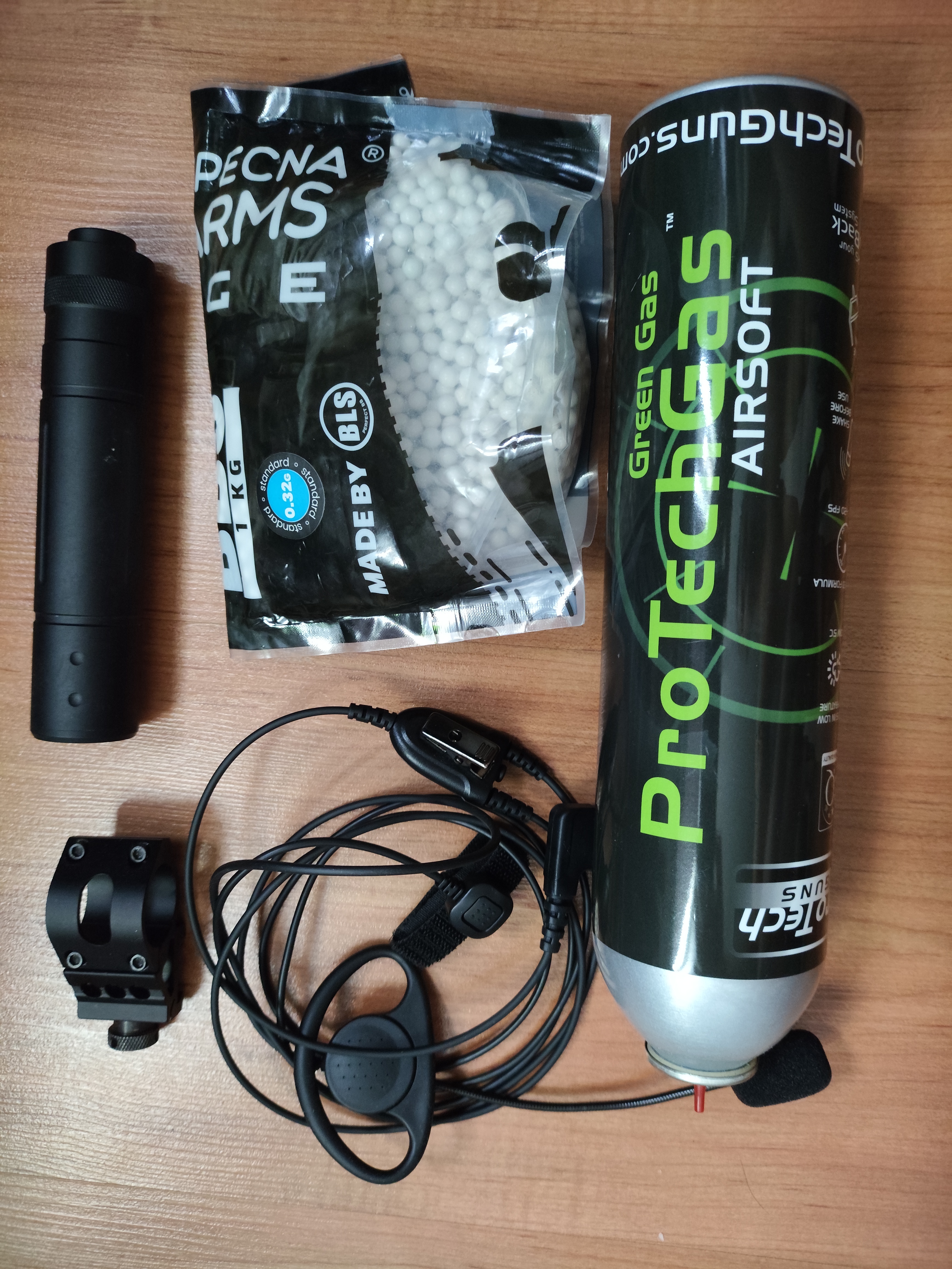 Kulki, mikrofonosłuchawka PTT, green gas inne