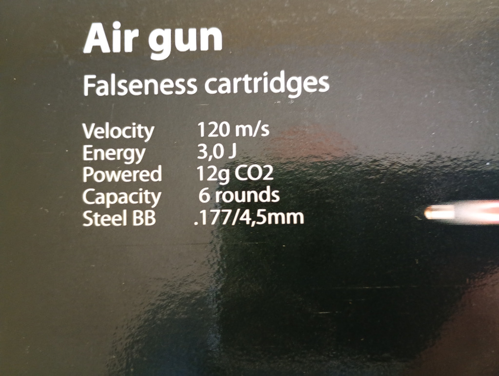 Revolver wiatrowka 4.5mm borner