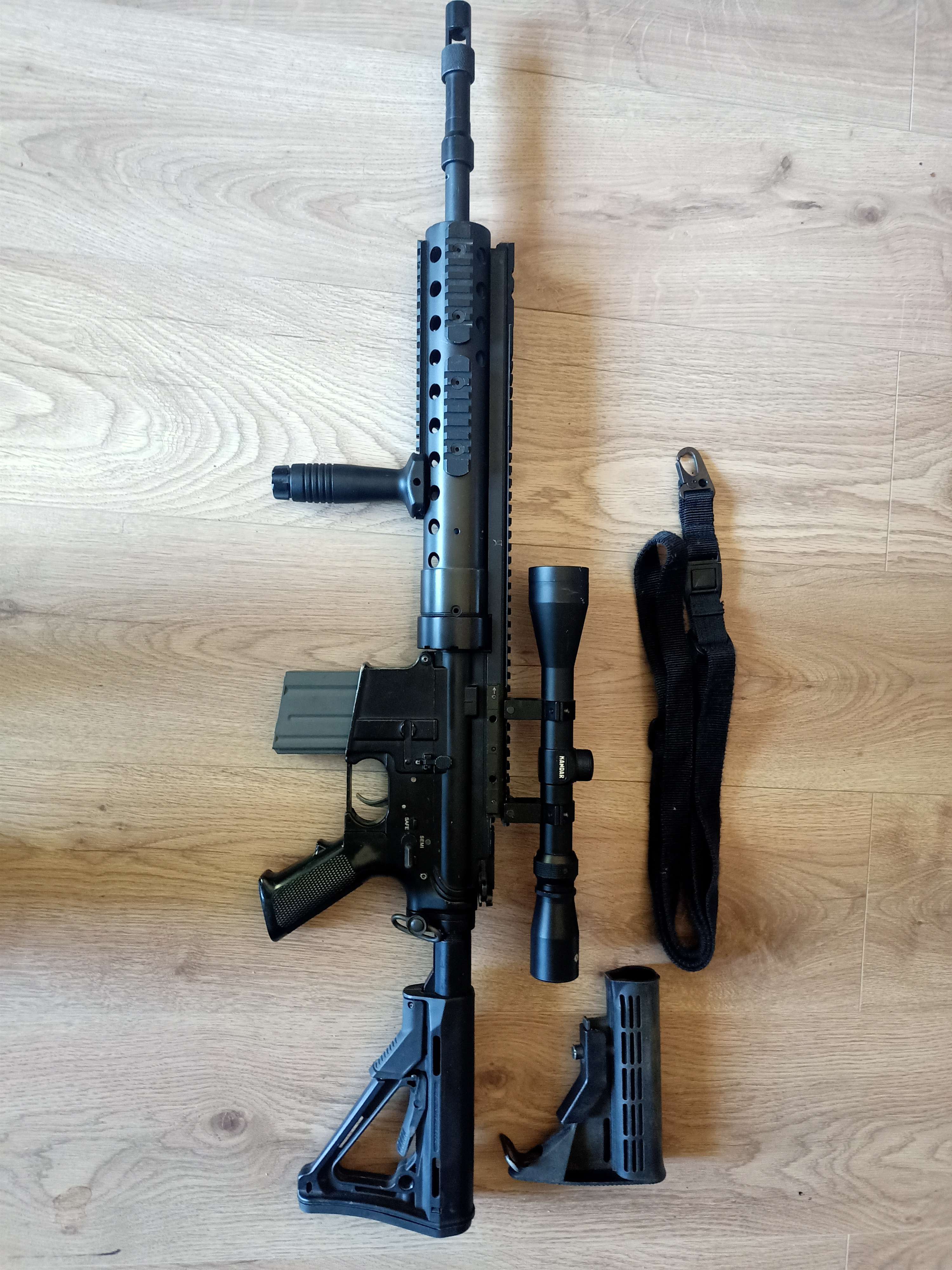 Replika M4 Mk 12 PJ "DMR" z lunetą Sprzedam/Wymienię na PMa